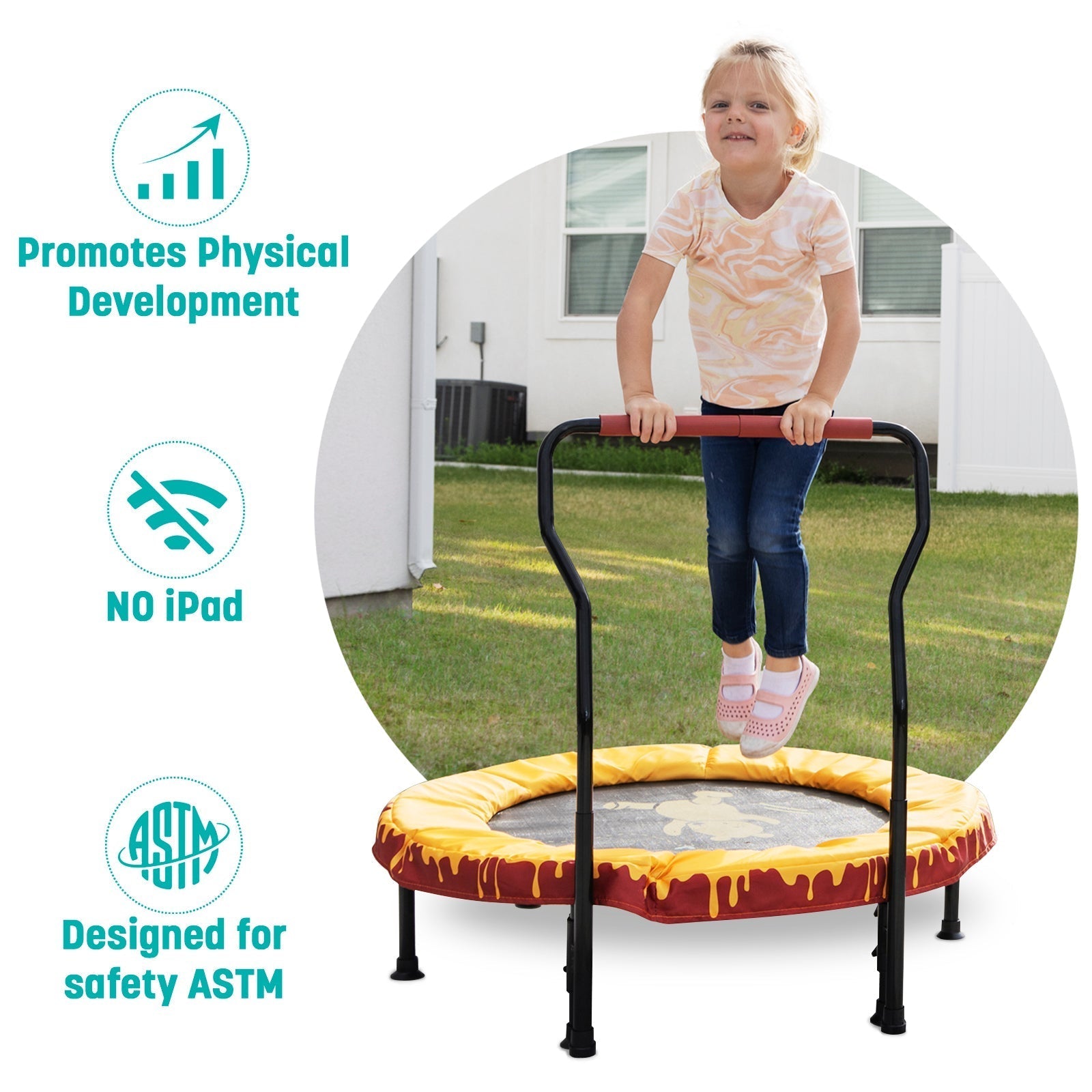 Skywalker Trampolines 36" Winnie the Pooh Mini Toddler Trampoline