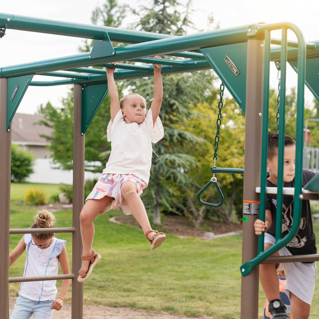 Lifetime Monkey Bar Adventure Swing Set (Earthtone) - 91028