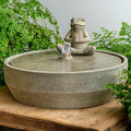 Campania International Yoga Frog Beveled Fountain