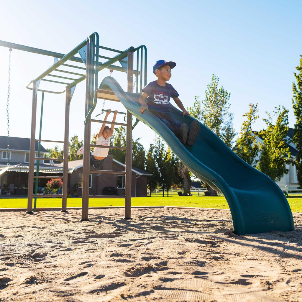 Lifetime Big Stuff Deluxe Swing Set Playset - Earthtone - 91080