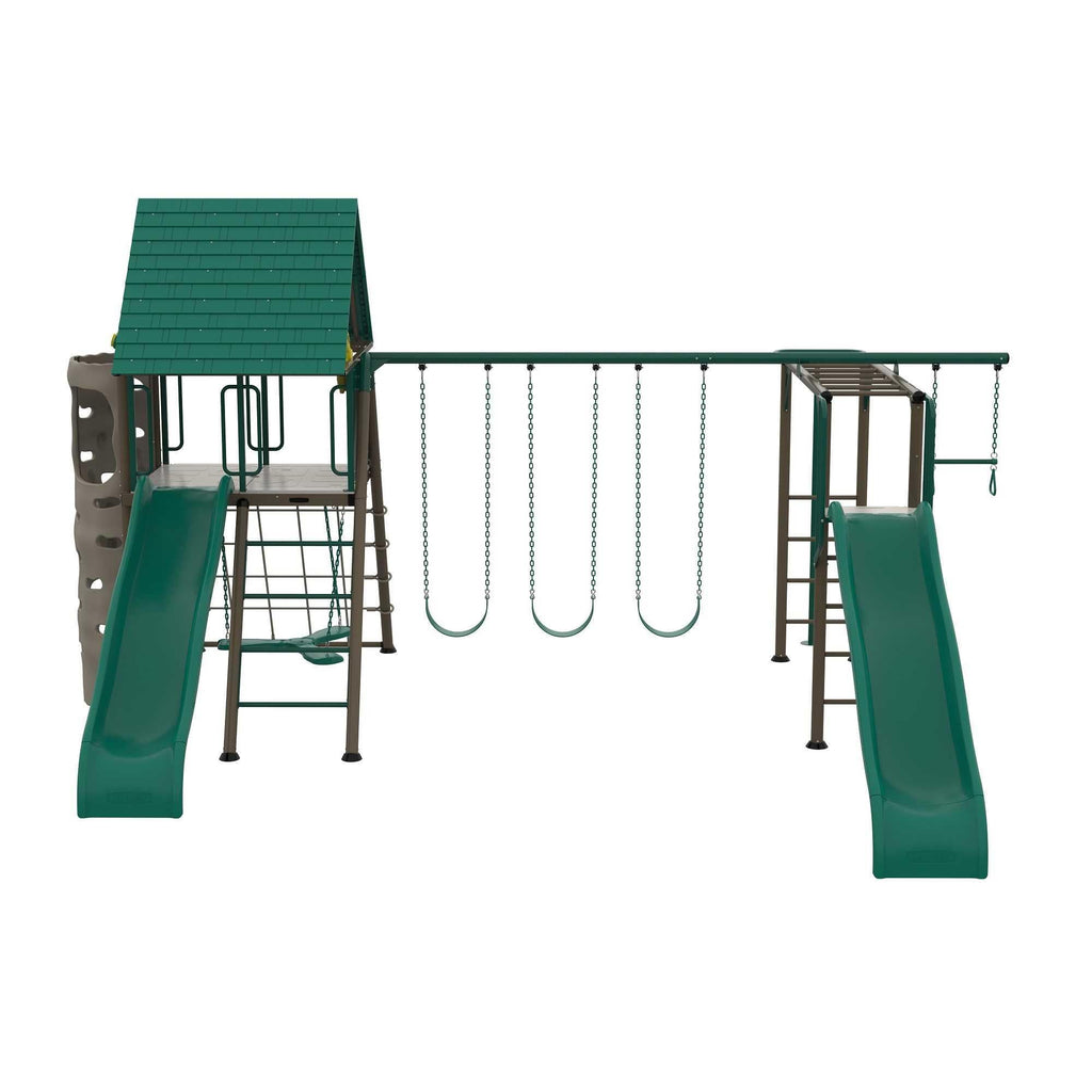 Lifetime Big Stuff Deluxe Swing Set Playset - Earthtone - 91080