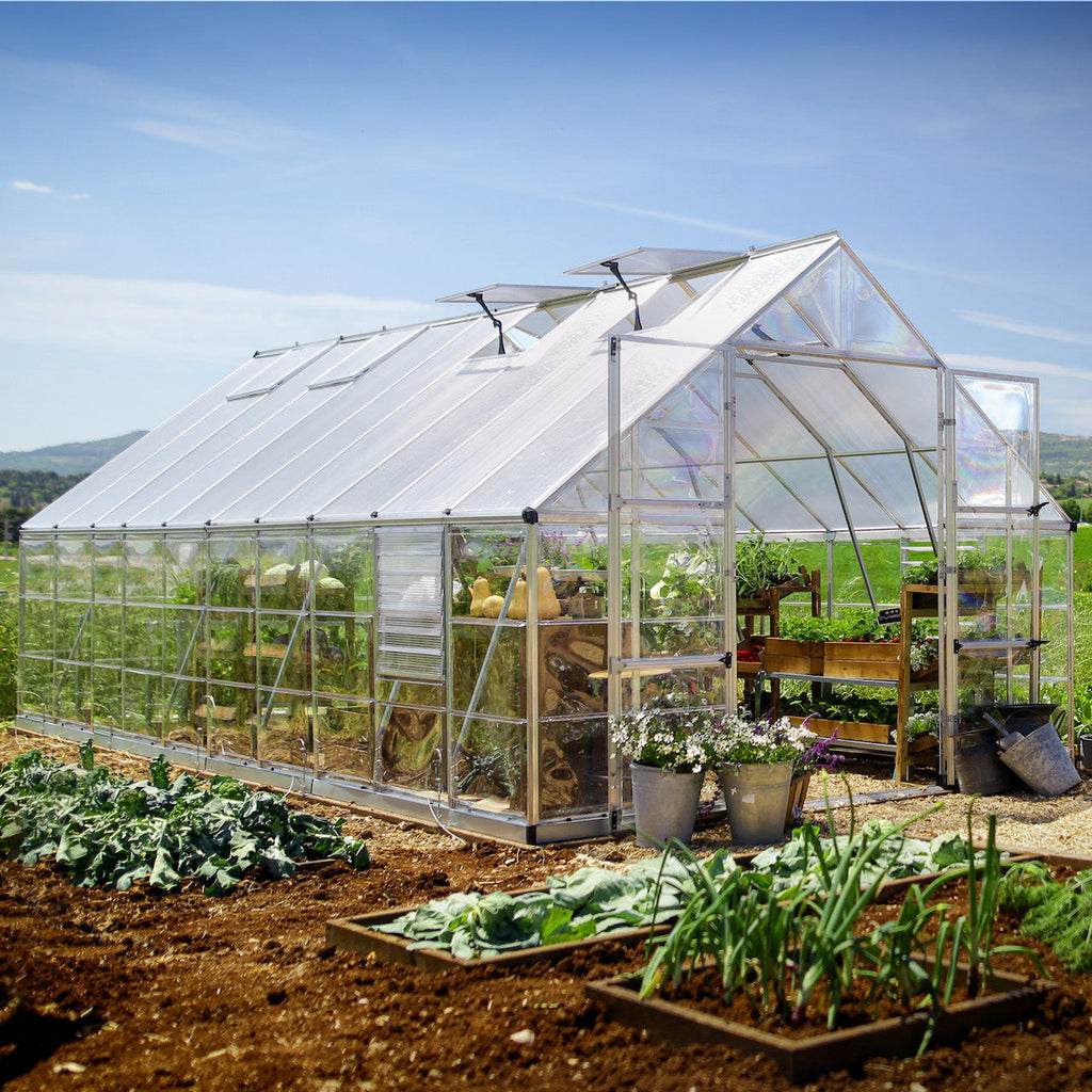 Palram - Canopia | Balance Greenhouse Kit With Clear 0.8mm Polycarbonate Glazing