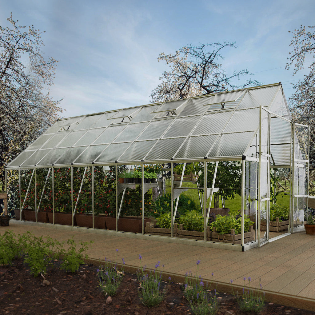 Palram - Canopia | Balance Greenhouse Kit With Clear 0.8mm Polycarbonate Glazing