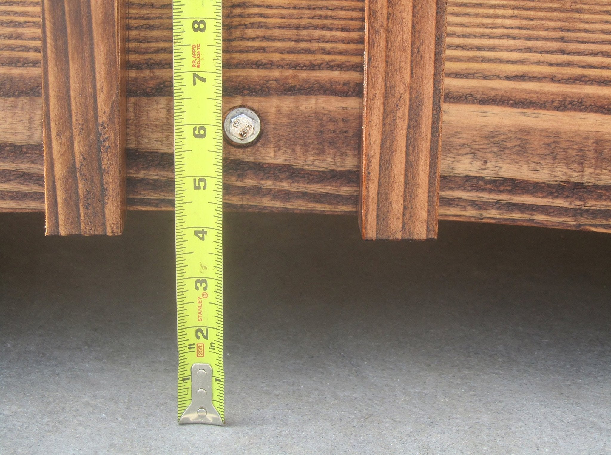 French Country Wooden Garden Bridge 6 ft.