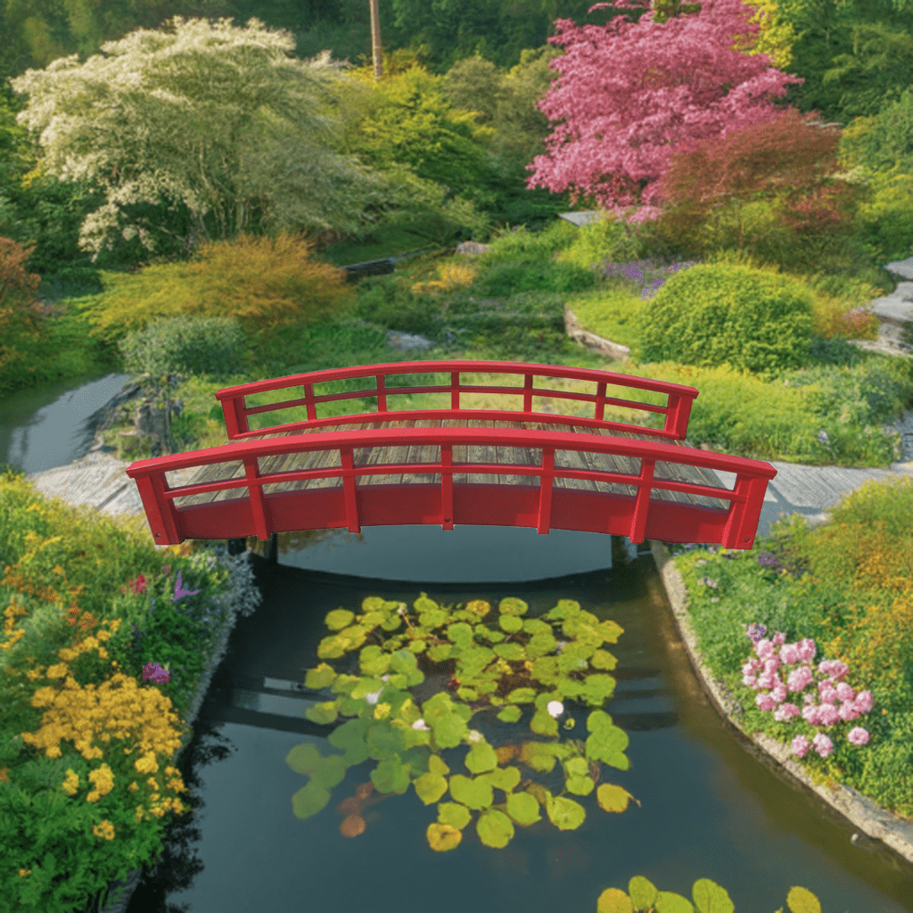 Monet's Japanese bridge 8 ft.