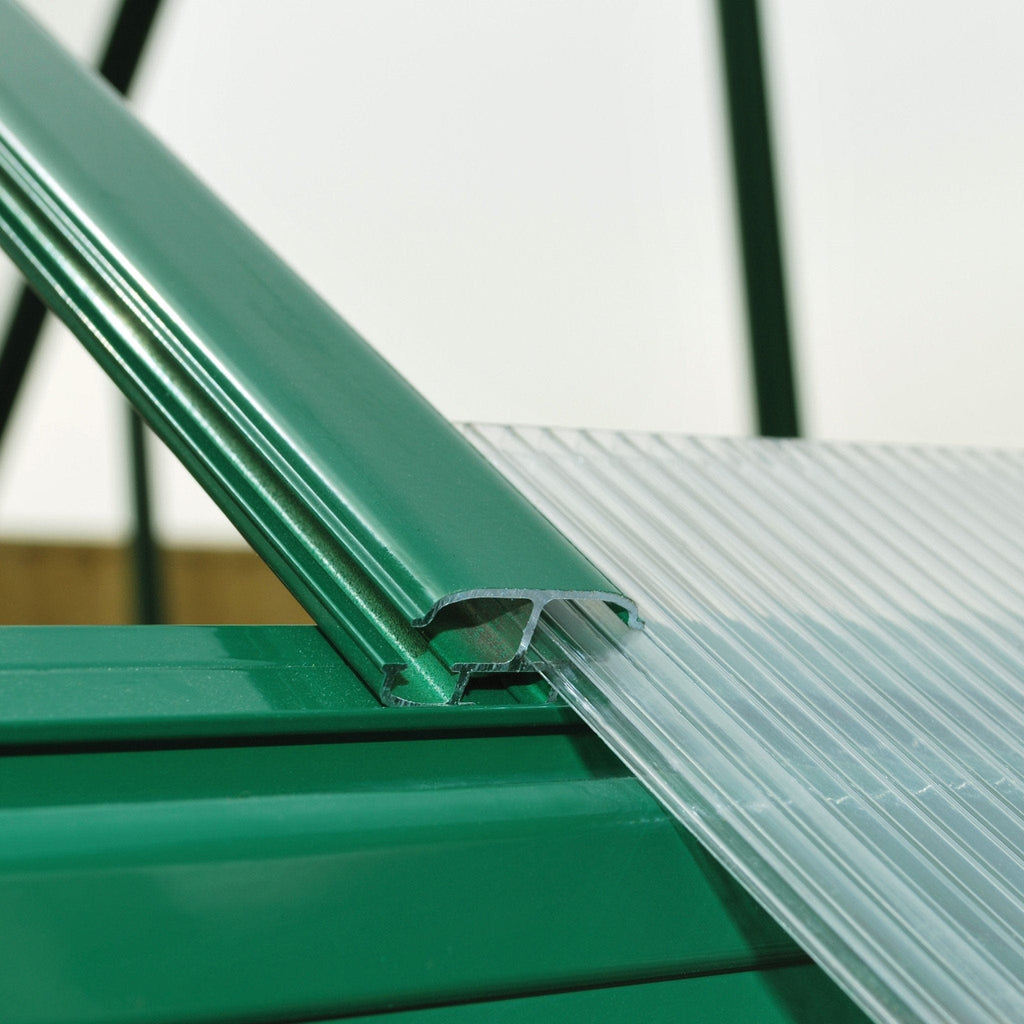 Palram - Canopia | Hybrid Greenhouse Kit - Silver With 0.8mm Polycarbonate Glazing