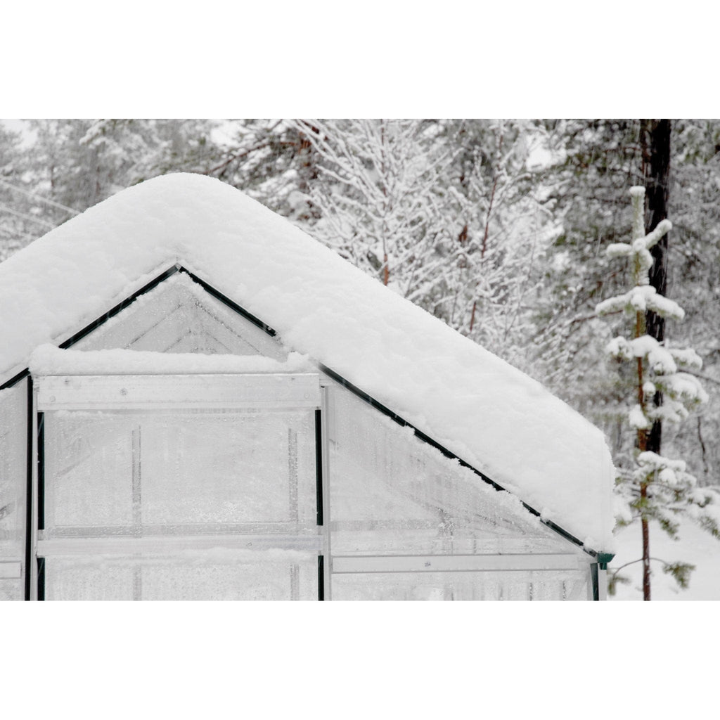 Palram - Canopia | 6x4 Ft Hybrid Greenhouse Kit - Green With 0.8mm Polycarbonate Glazing