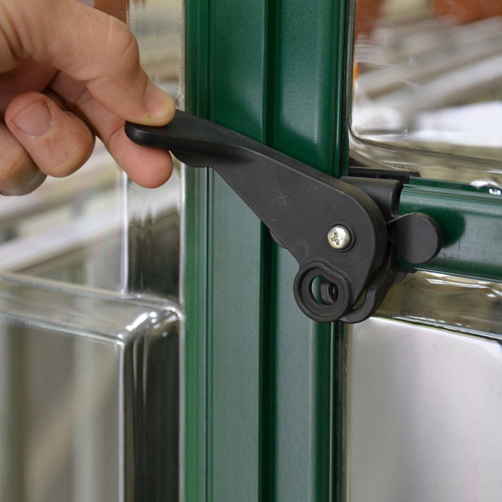 Palram - Canopia | 6x4 Ft Hybrid Greenhouse Kit - Green With 0.8mm Polycarbonate Glazing