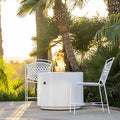 The Outdoor Plus 30" Beverly Steel Gas Fire Pit