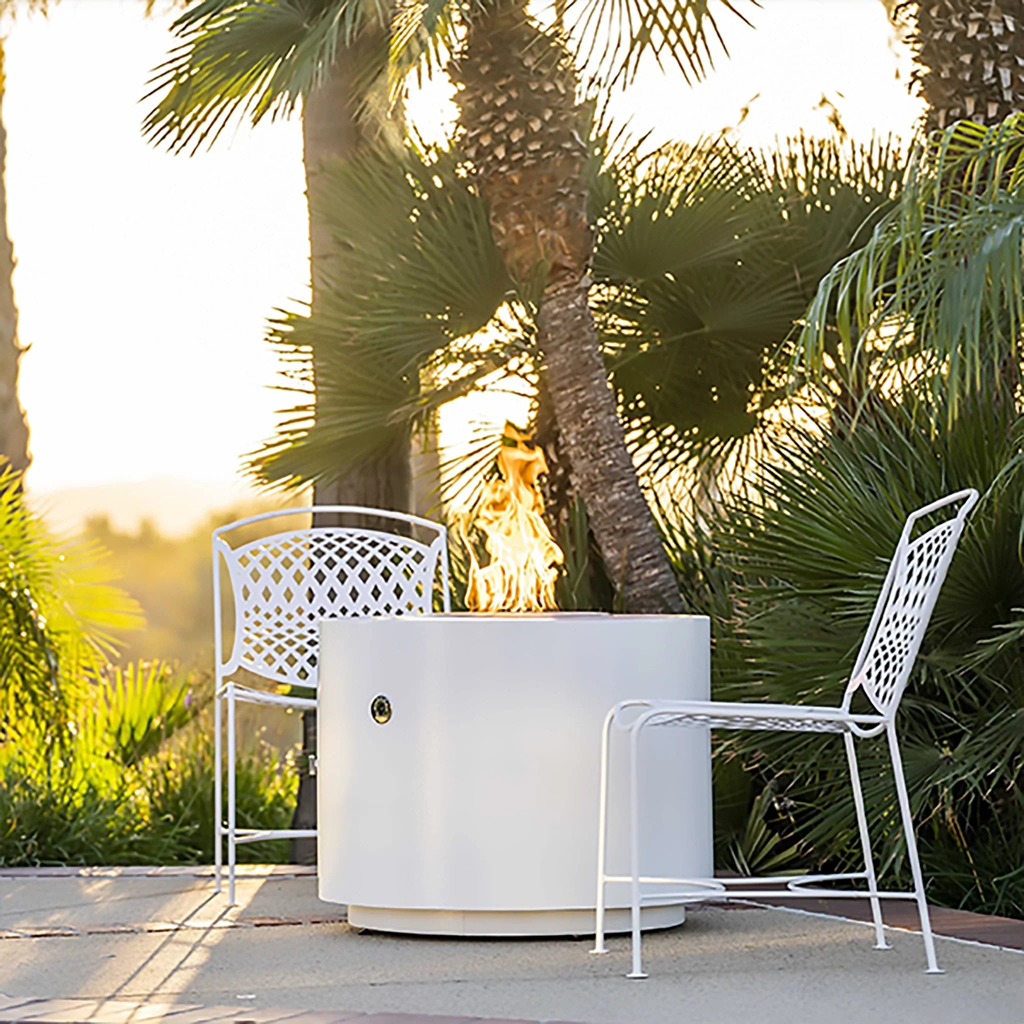 The Outdoor Plus 30" Beverly Steel Gas Fire Pit