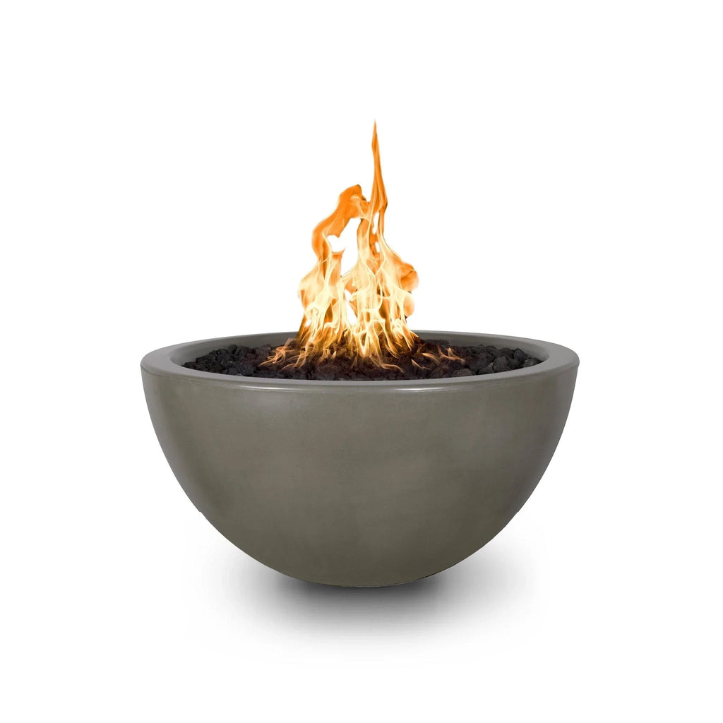 The Outdoor Plus 30" Luna Concrete Gas Fire Pit