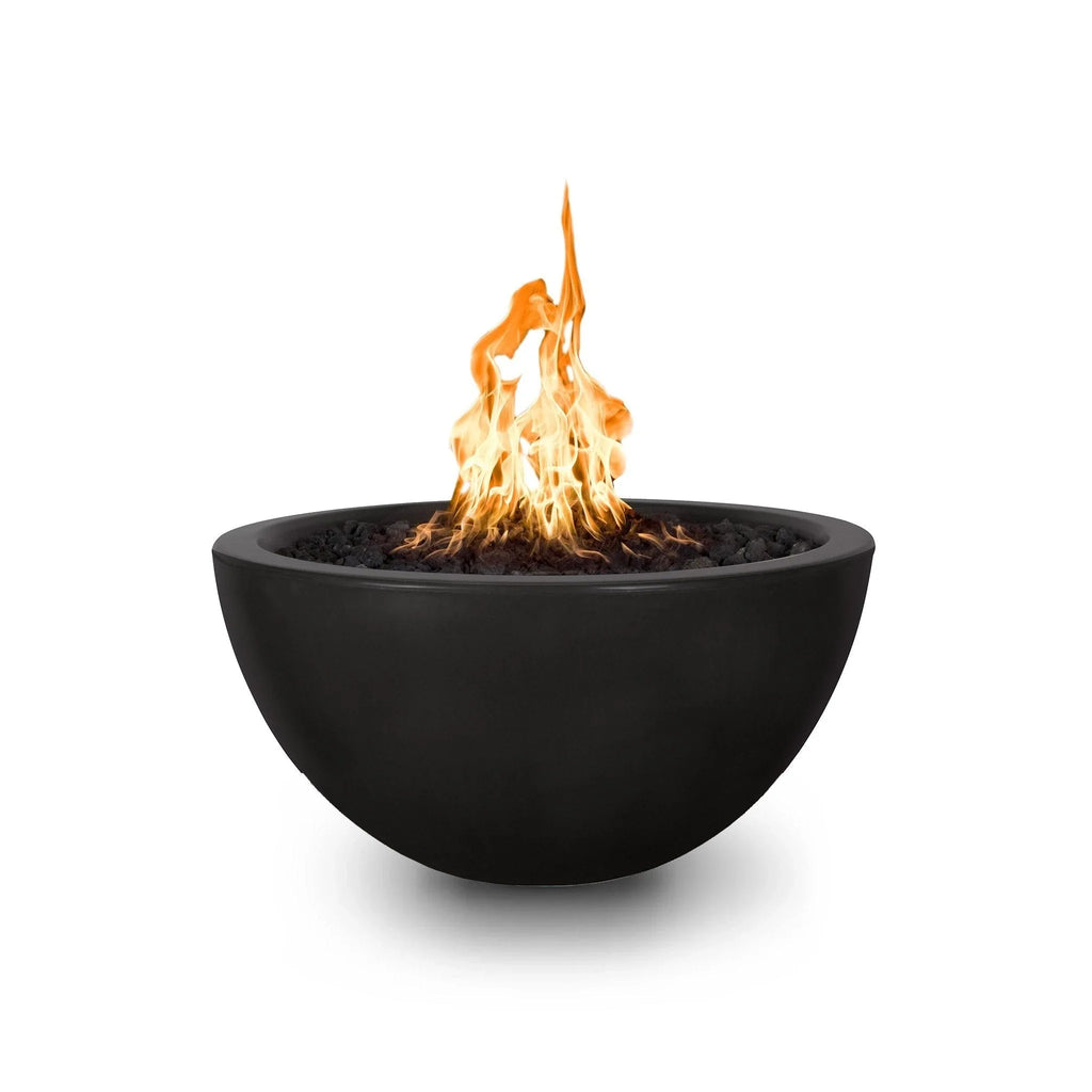 The Outdoor Plus 30" Luna Concrete Gas Fire Pit
