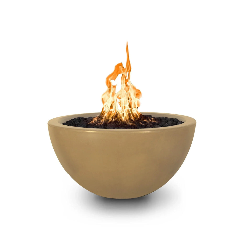 The Outdoor Plus 30" Luna Concrete Gas Fire Pit