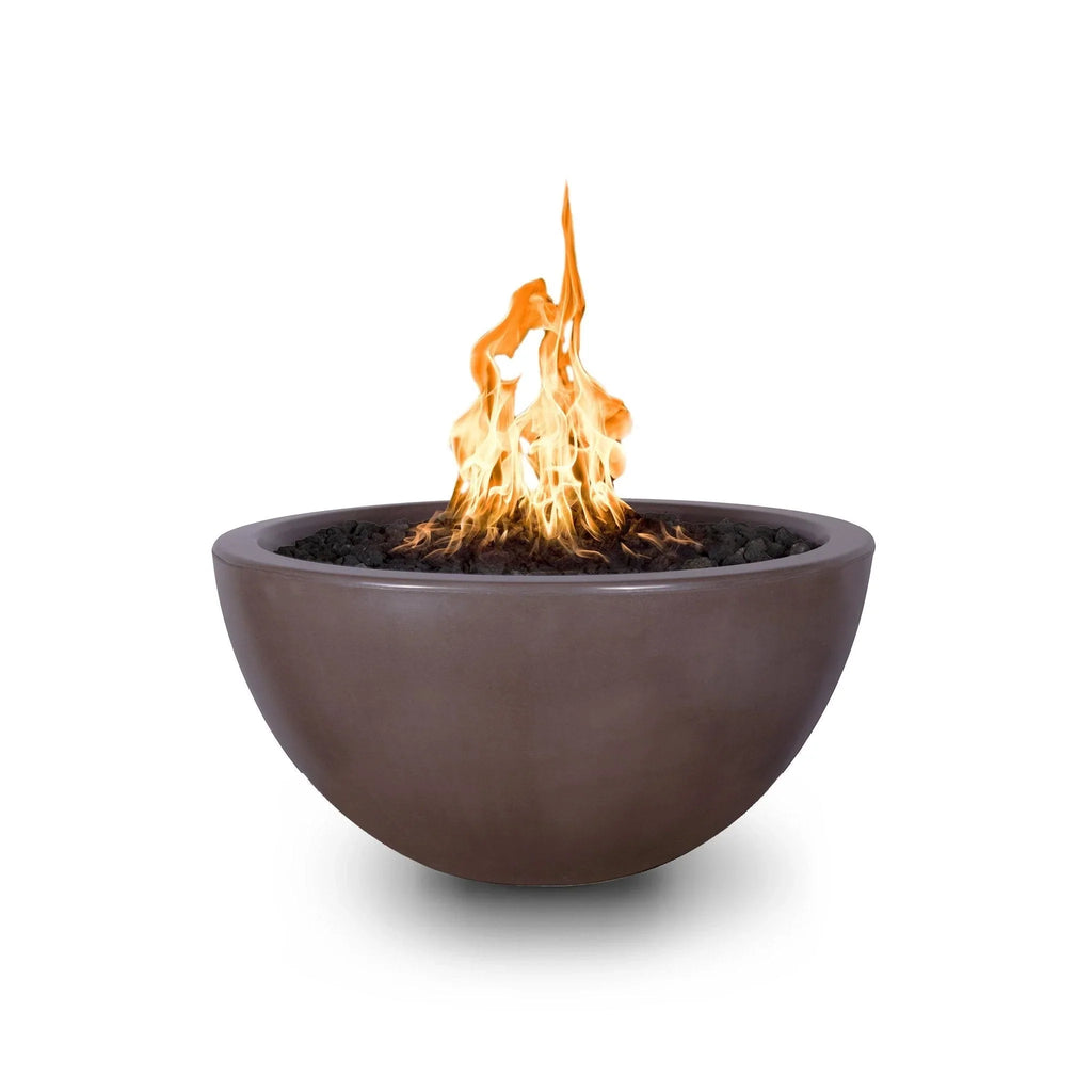 The Outdoor Plus 30" Luna Concrete Gas Fire Pit