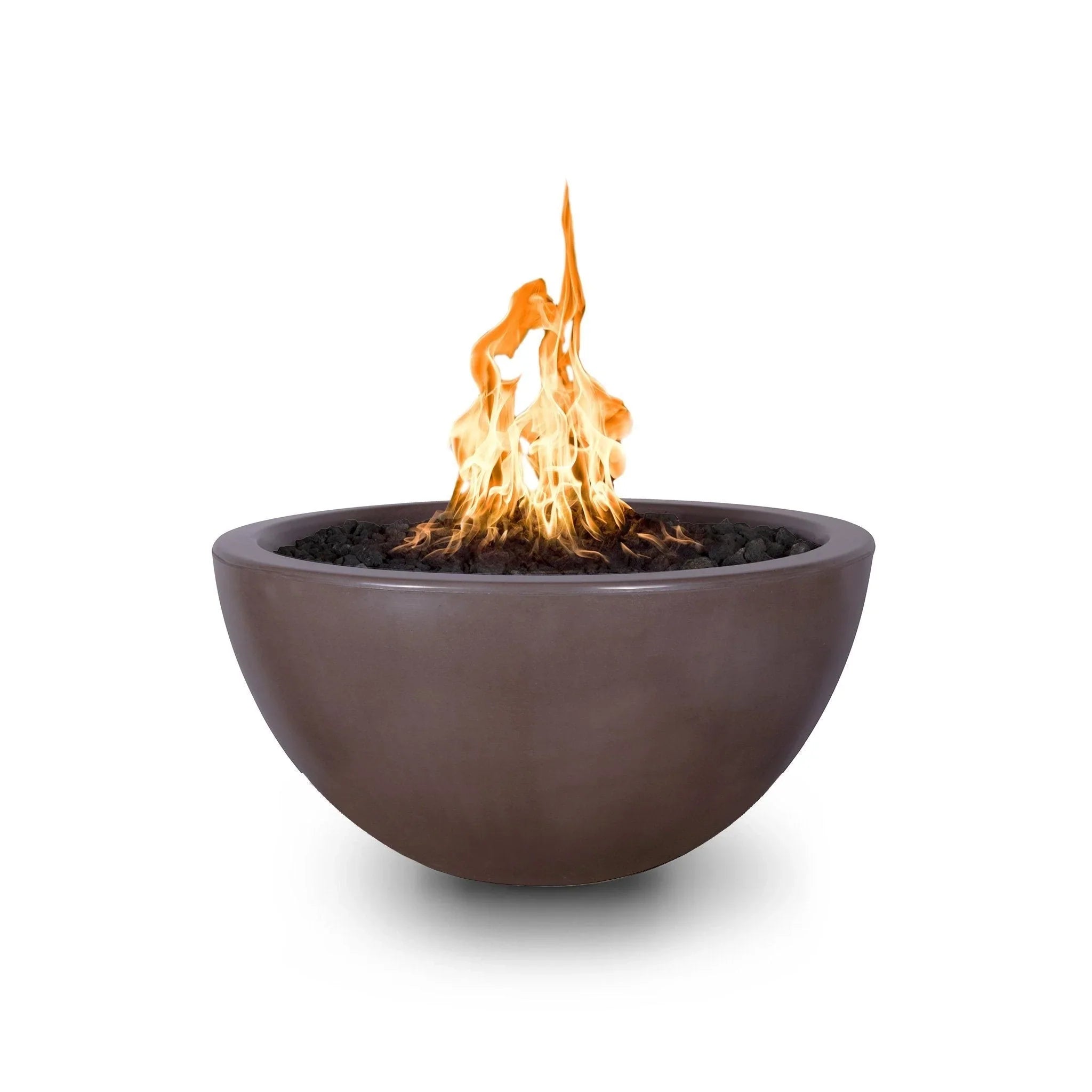 The Outdoor Plus 30" Luna Concrete Gas Fire Pit