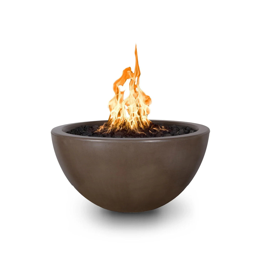 The Outdoor Plus 30" Luna Concrete Gas Fire Pit