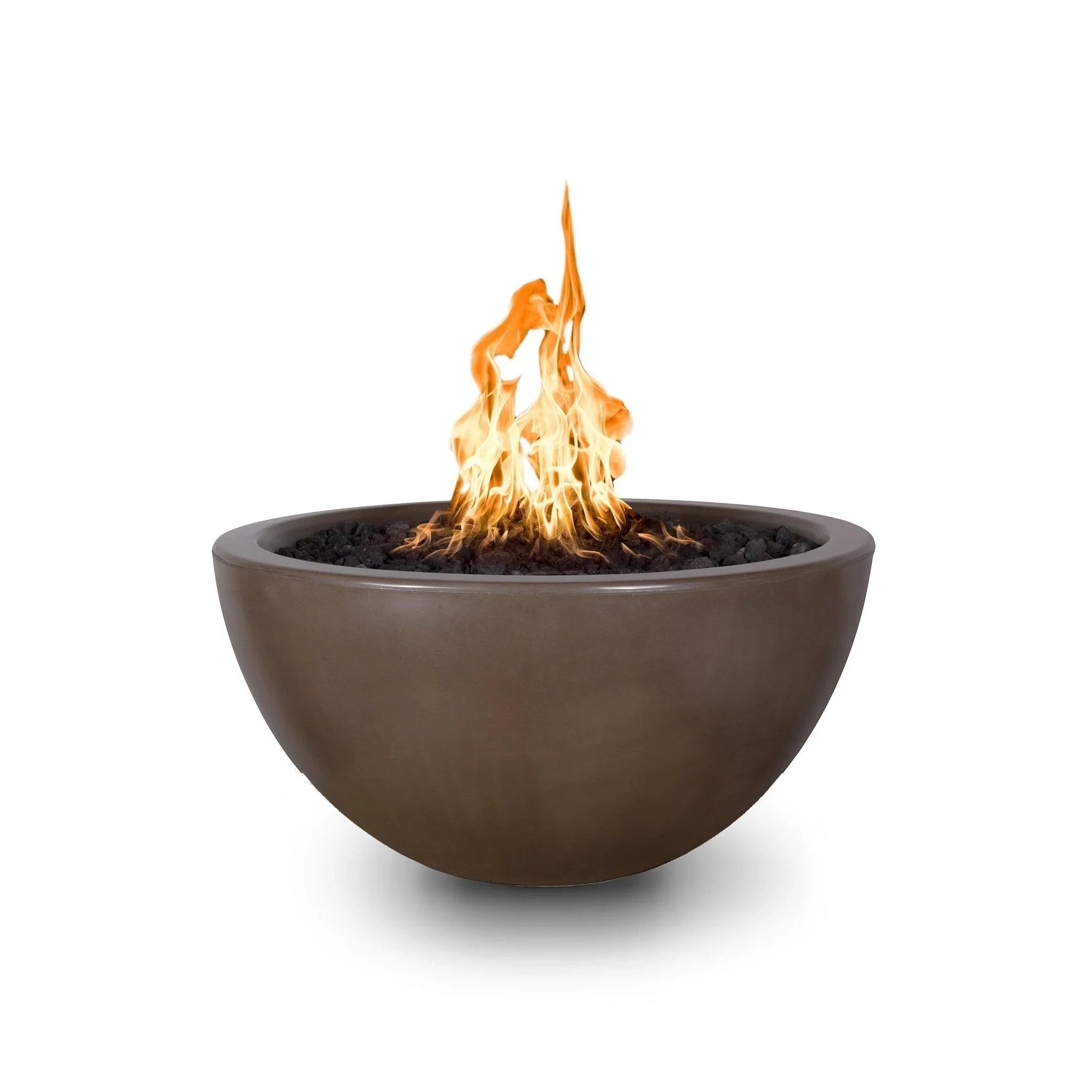 The Outdoor Plus 30" Luna Concrete Gas Fire Pit