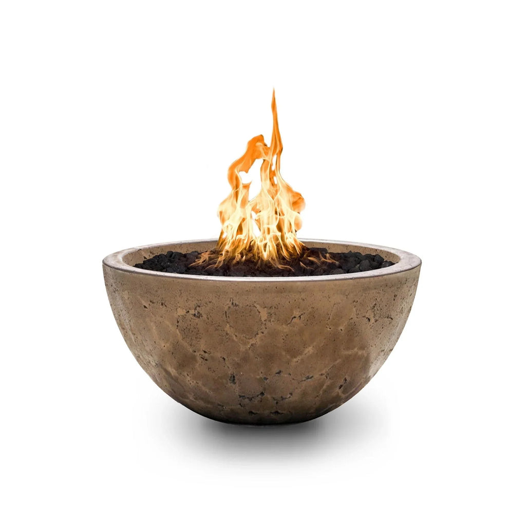 The Outdoor Plus 30" Luna Concrete Gas Fire Pit