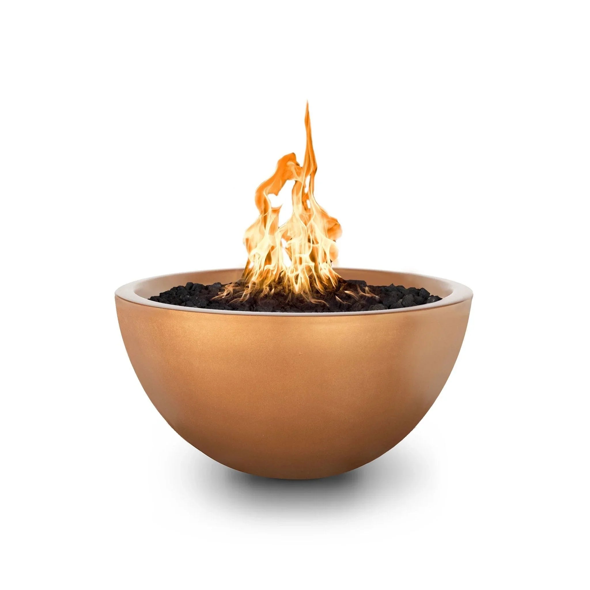 The Outdoor Plus 30" Luna Concrete Gas Fire Pit