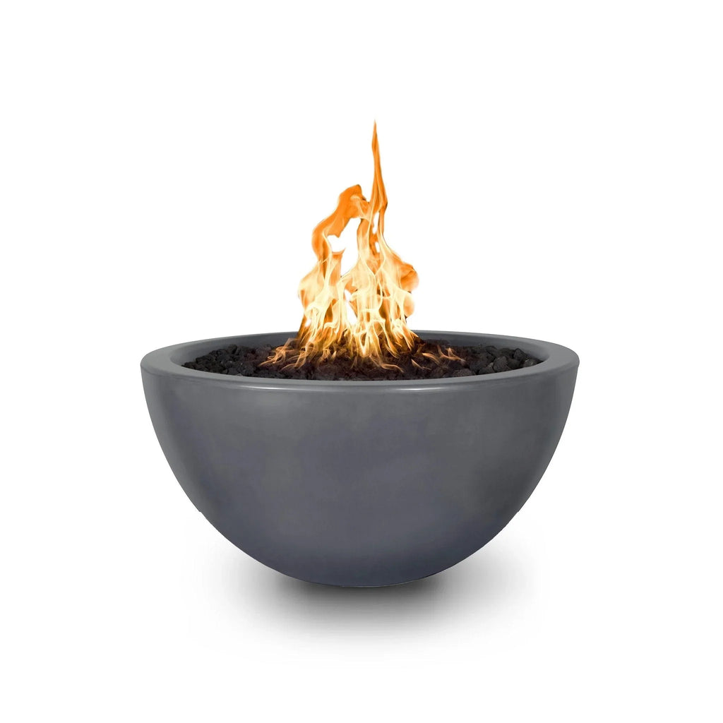 The Outdoor Plus 30" Luna Concrete Gas Fire Pit