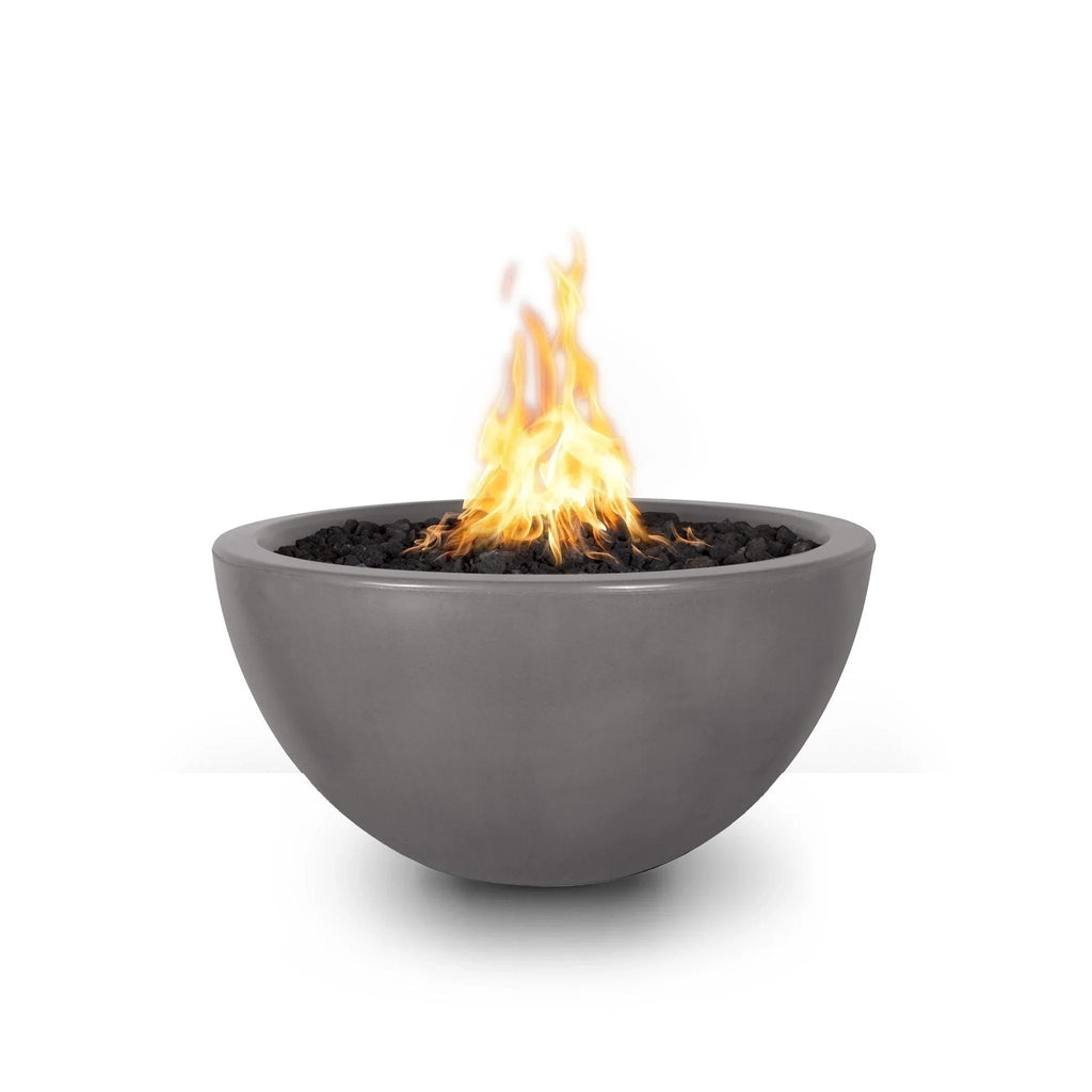 The Outdoor Plus 30" Luna Concrete Gas Fire Pit