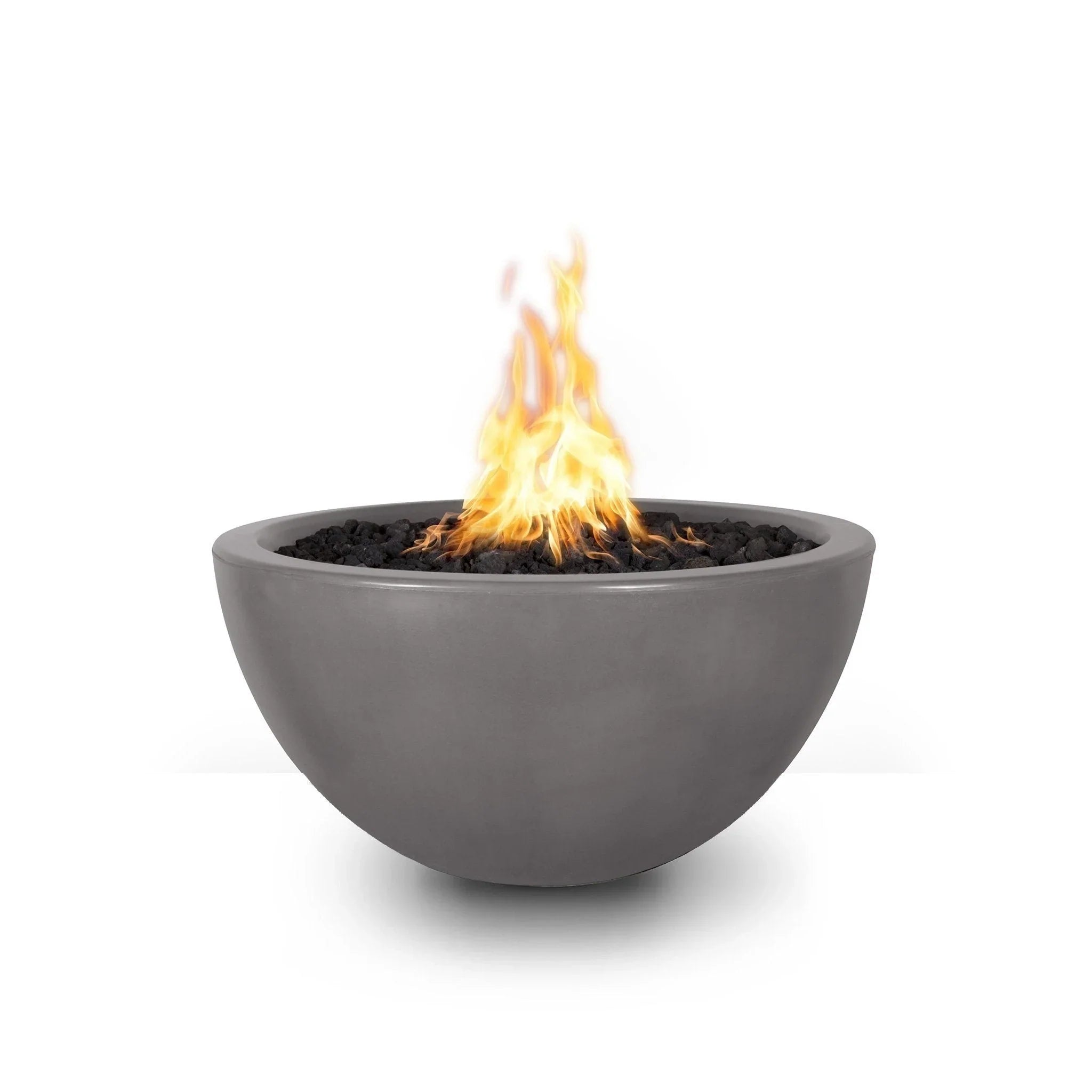 The Outdoor Plus 30" Luna Concrete Gas Fire Pit