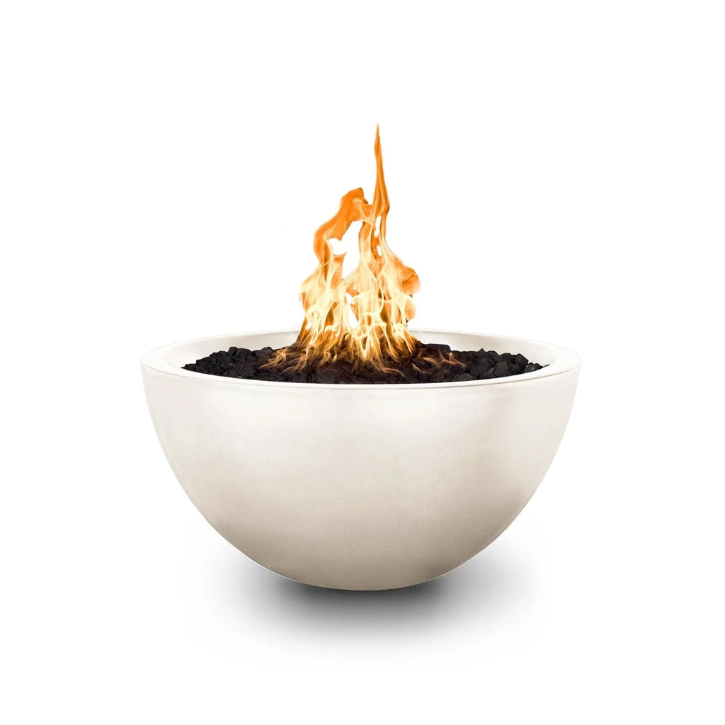 The Outdoor Plus 30" Luna Concrete Gas Fire Pit