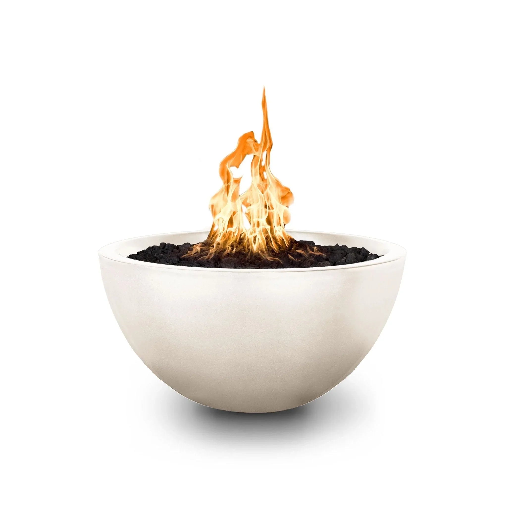 The Outdoor Plus 30" Luna Concrete Gas Fire Pit