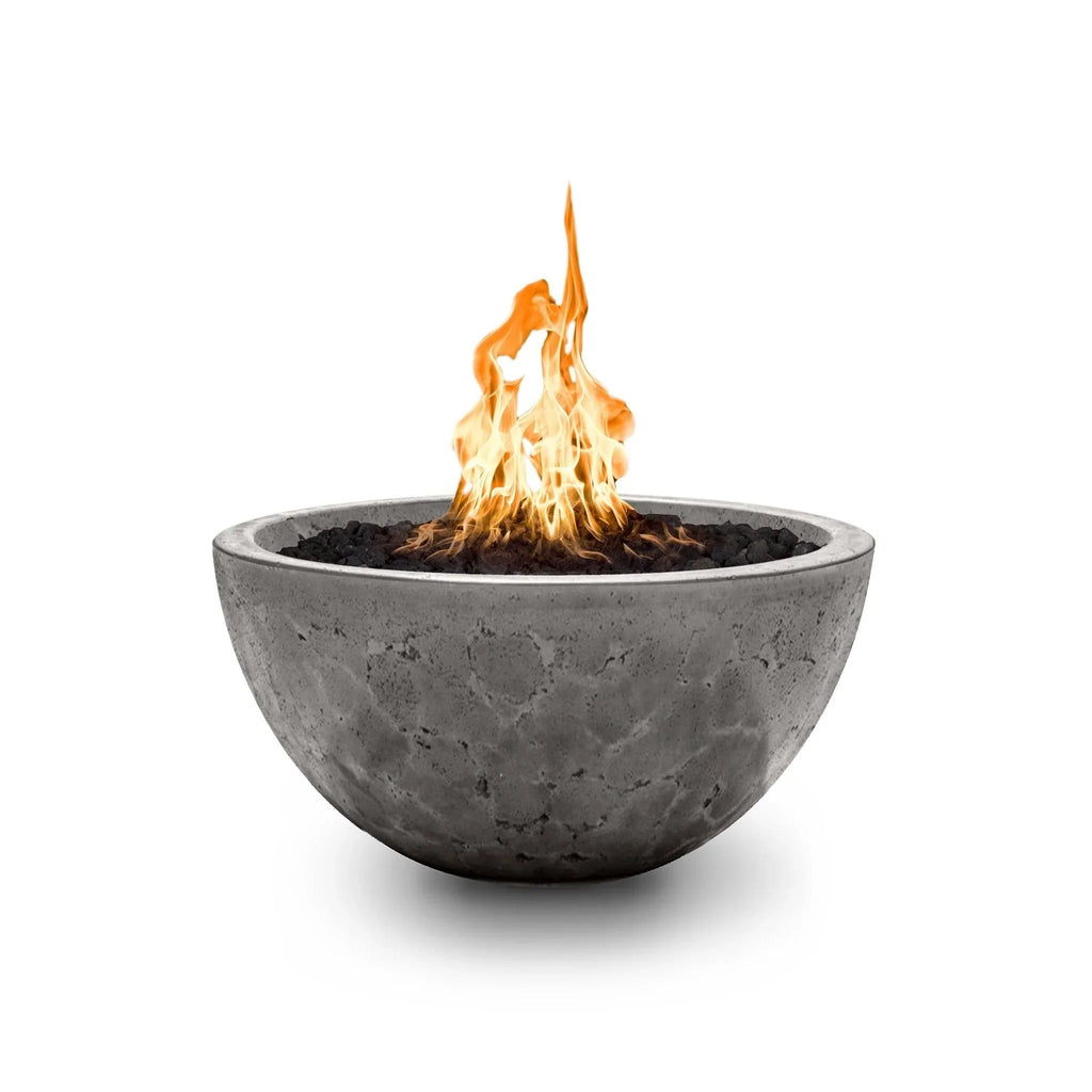The Outdoor Plus 30" Luna Concrete Gas Fire Pit