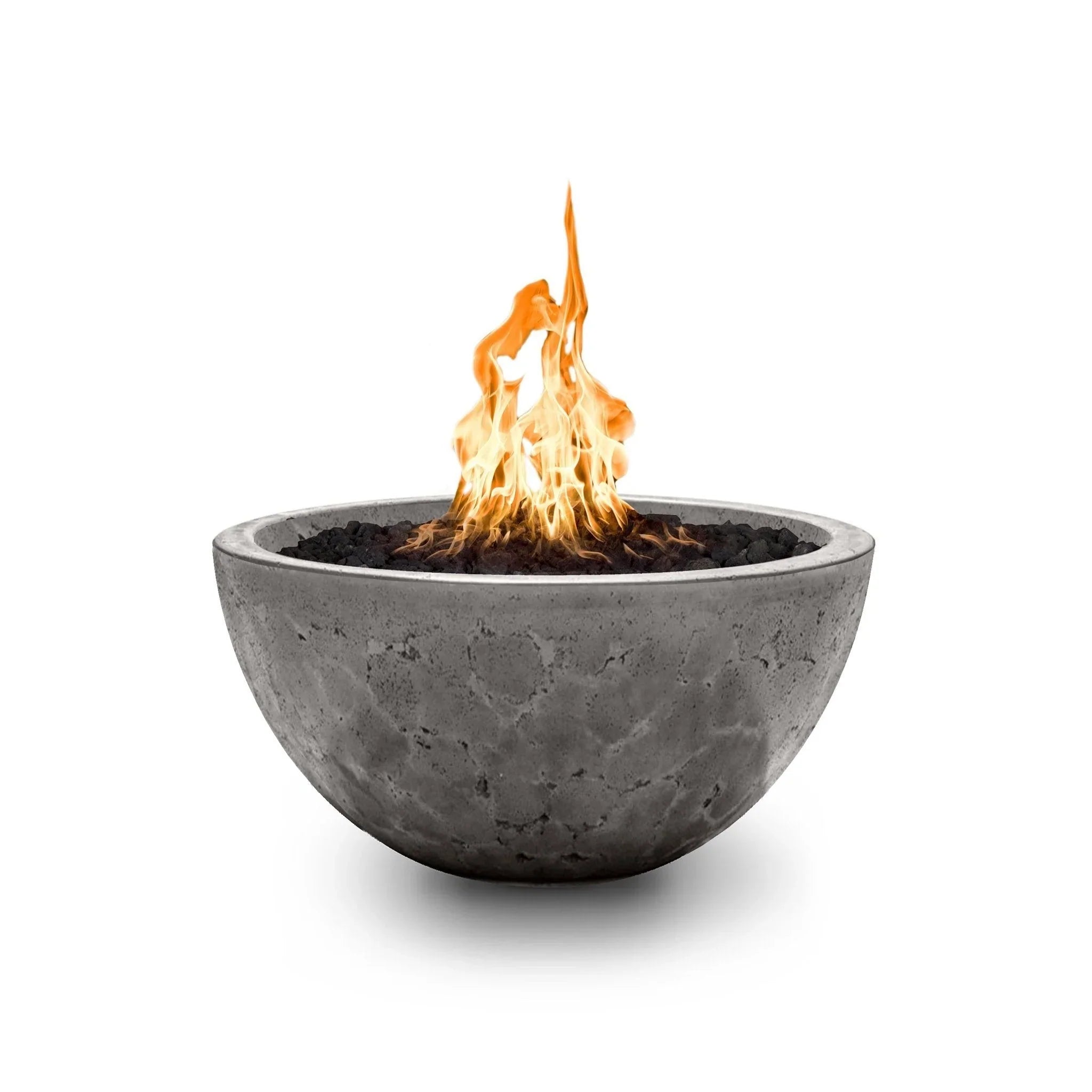The Outdoor Plus 30" Luna Concrete Gas Fire Pit
