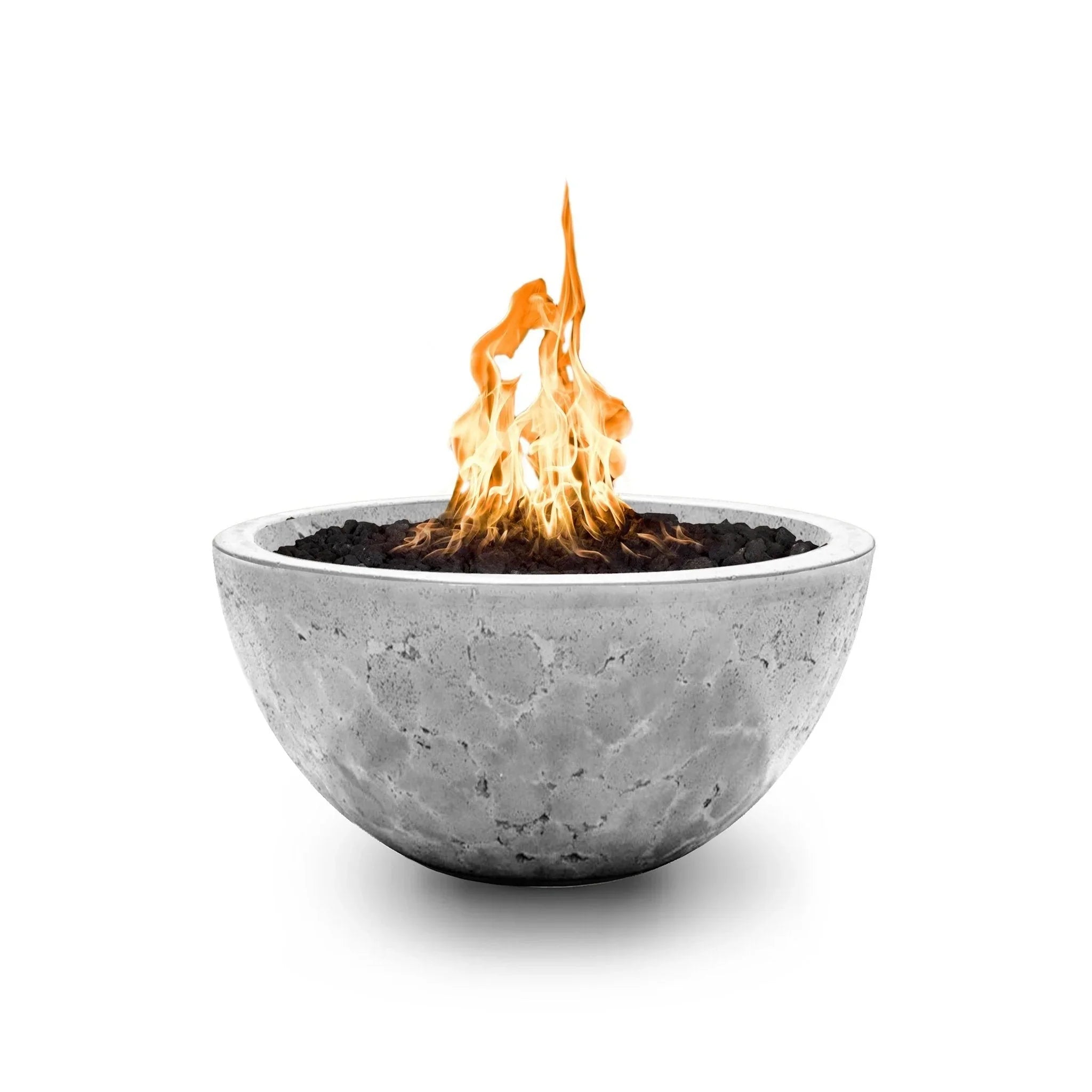 The Outdoor Plus 30" Luna Concrete Gas Fire Pit
