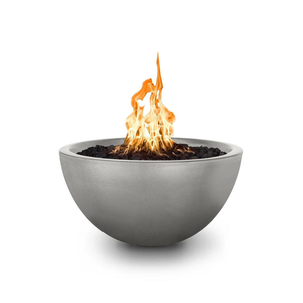 The Outdoor Plus 30" Luna Concrete Gas Fire Pit