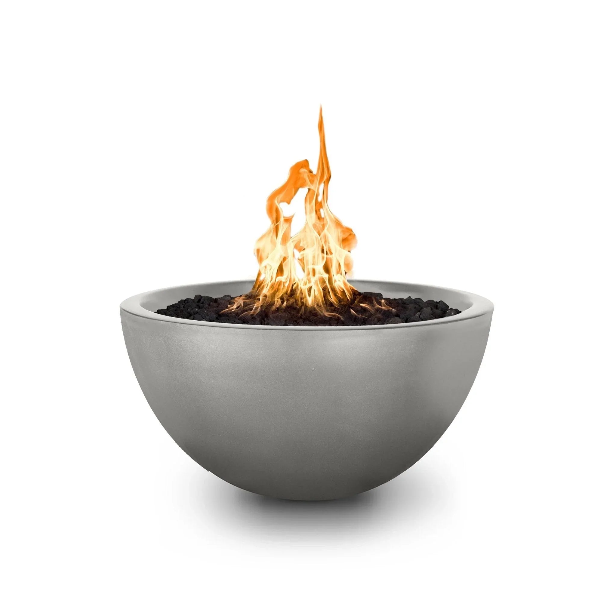 The Outdoor Plus 30" Luna Concrete Gas Fire Pit