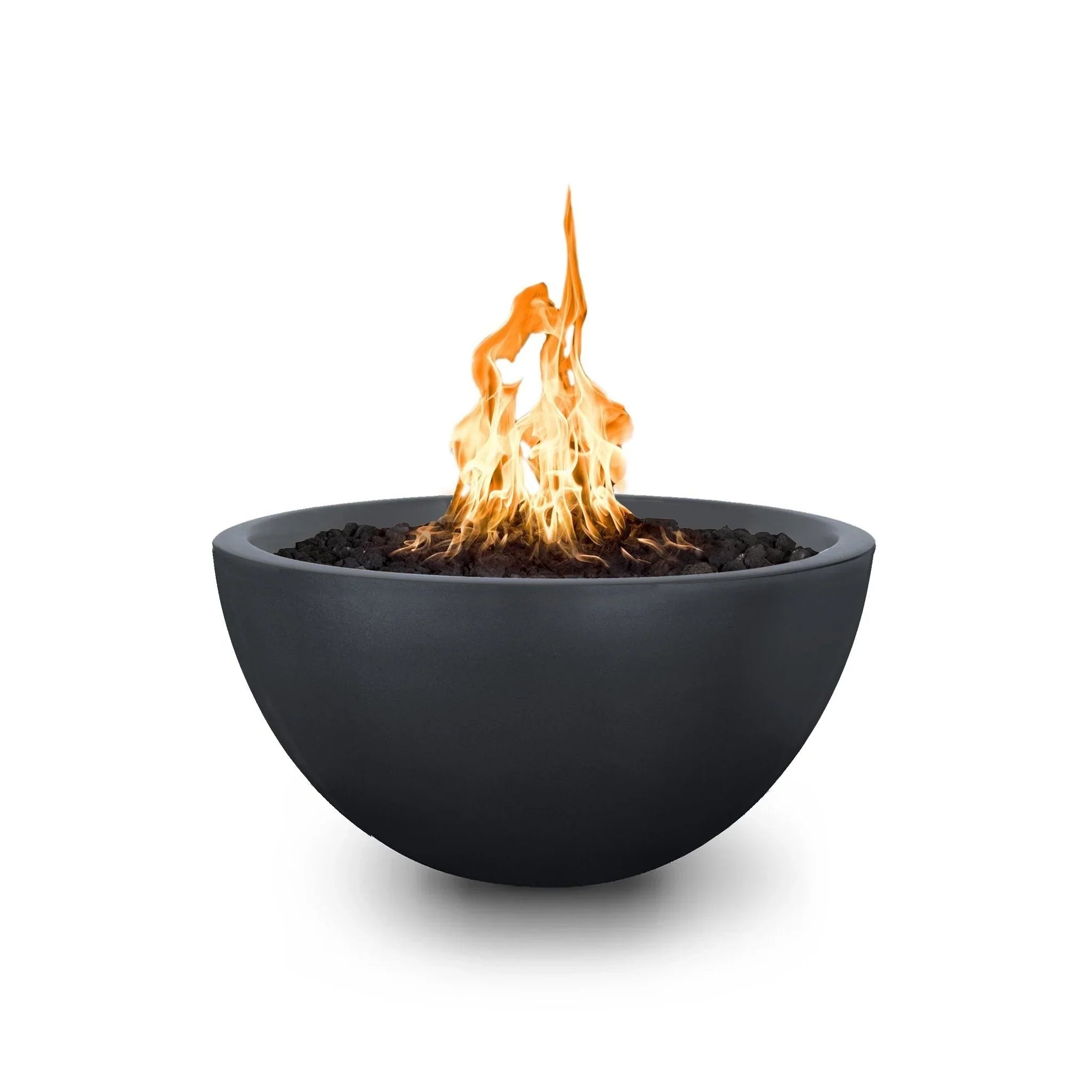 The Outdoor Plus 30" Luna Concrete Gas Fire Pit