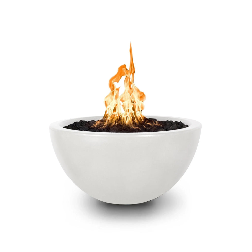 The Outdoor Plus 30" Luna Concrete Gas Fire Pit
