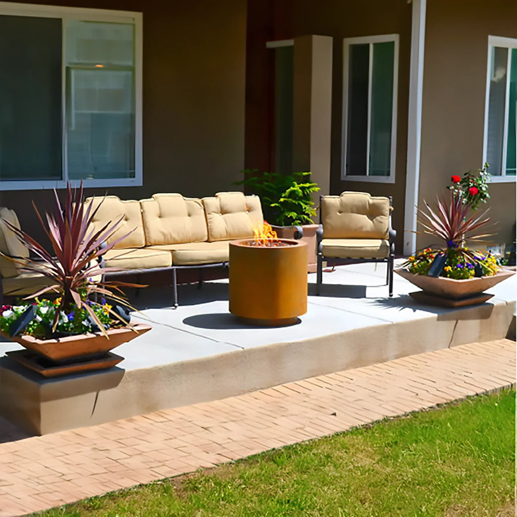 The Outdoor Plus 36" Beverly Steel Gas Fire Pit