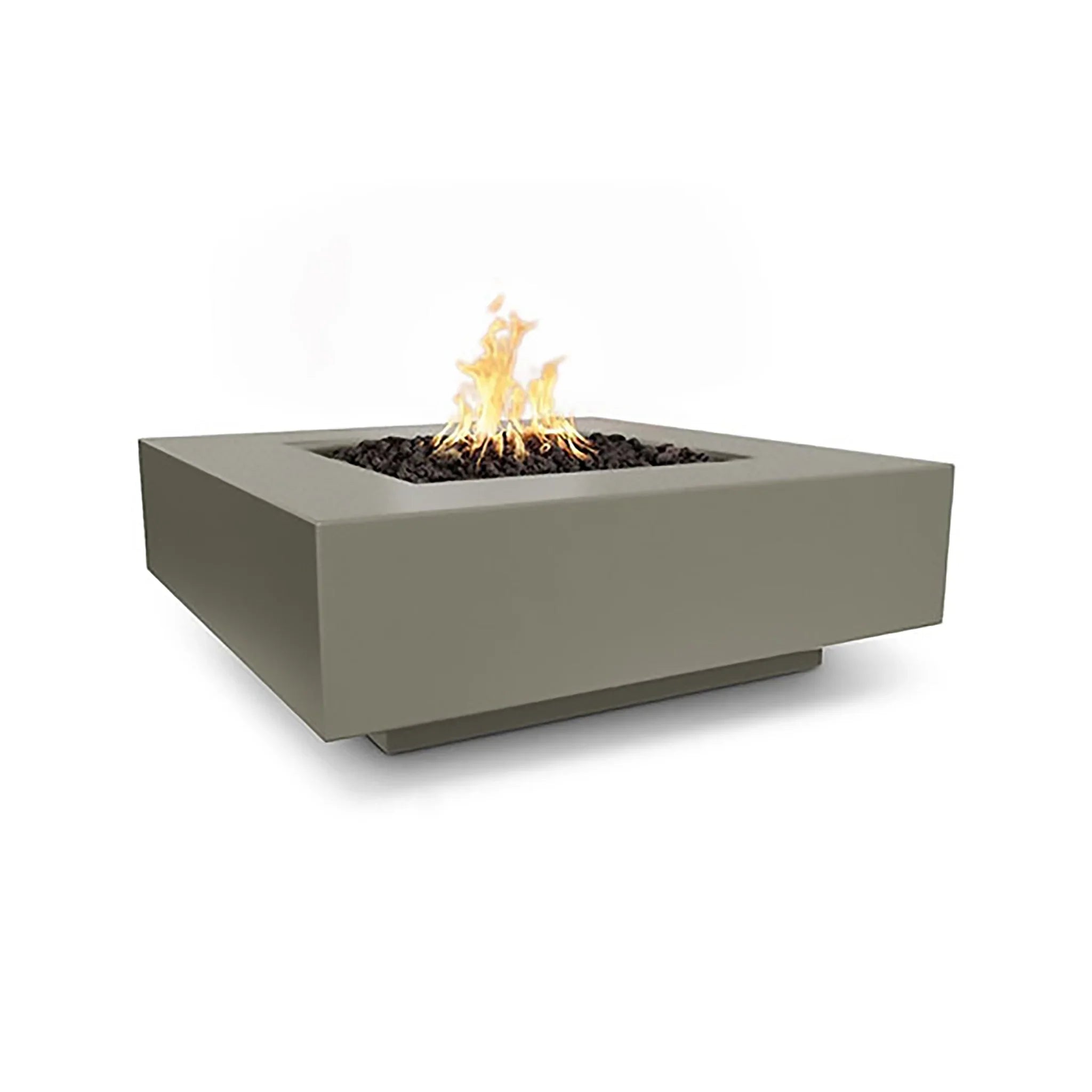 The Outdoor Plus 36" Cabo Square Concrete Gas Fire Pit
