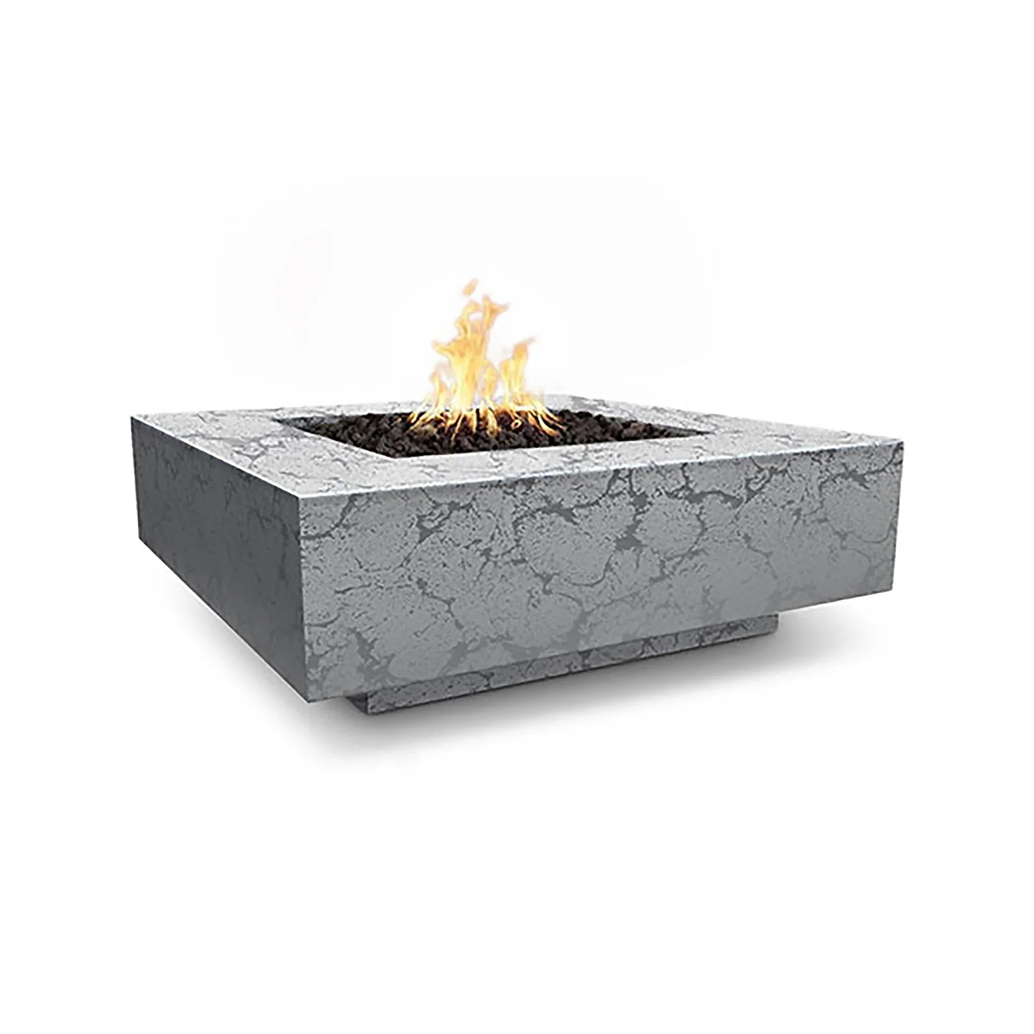 The Outdoor Plus 36" Cabo Square Concrete Gas Fire Pit