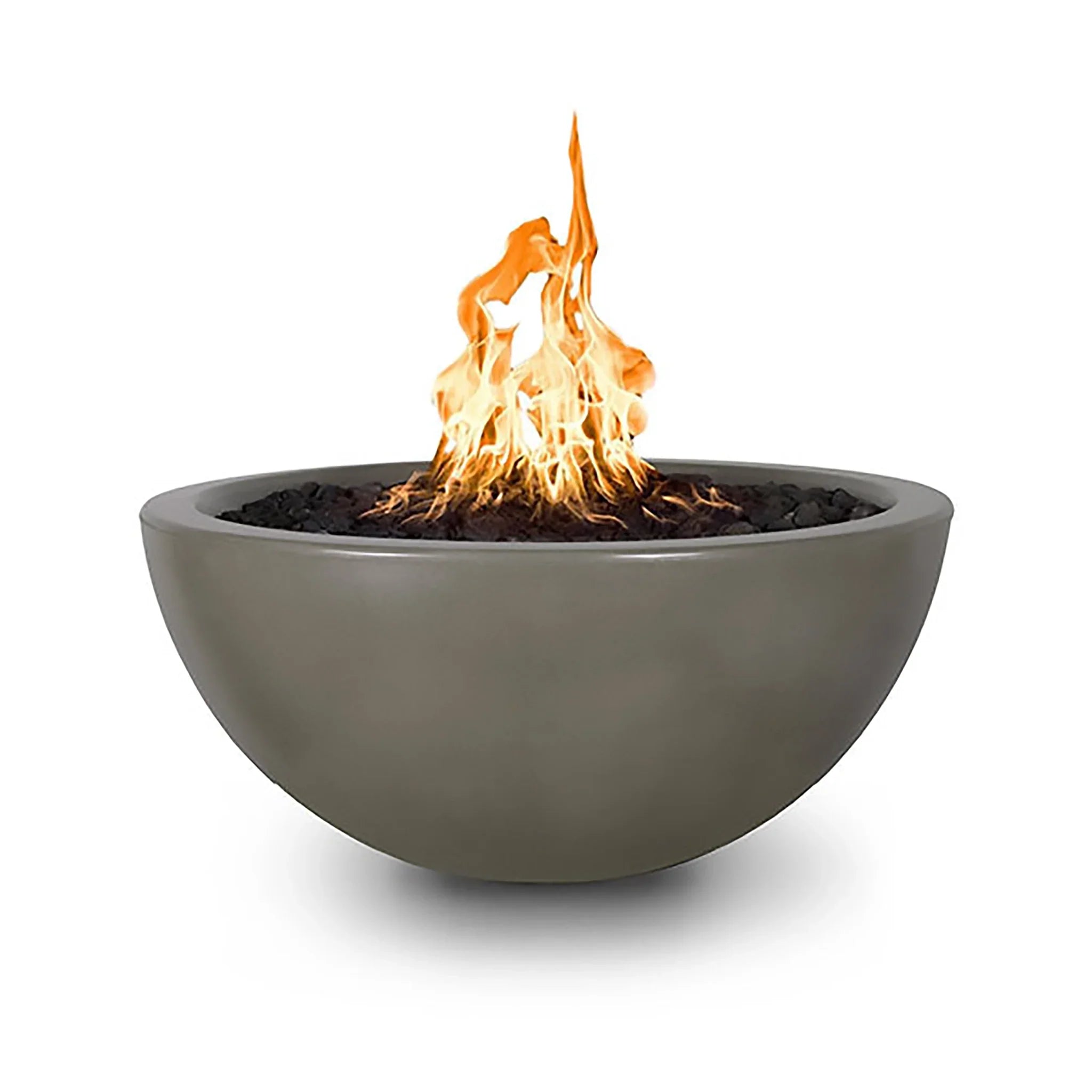 The Outdoor Plus 38" Luna Concrete Gas Fire Pit