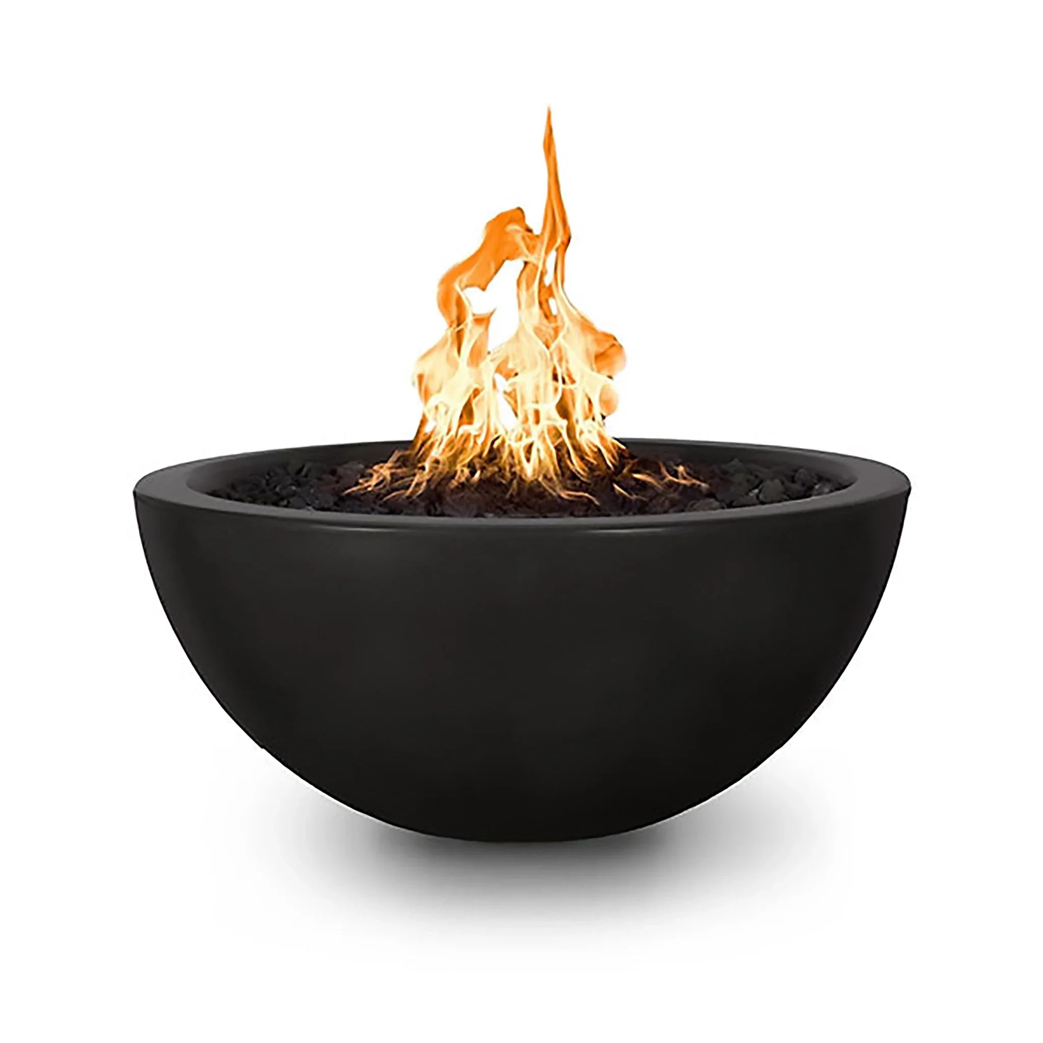 The Outdoor Plus 38" Luna Concrete Gas Fire Pit