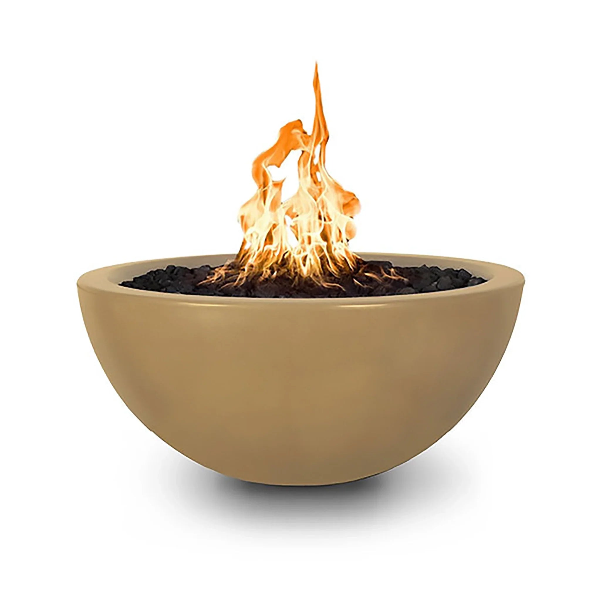 The Outdoor Plus 38" Luna Concrete Gas Fire Pit