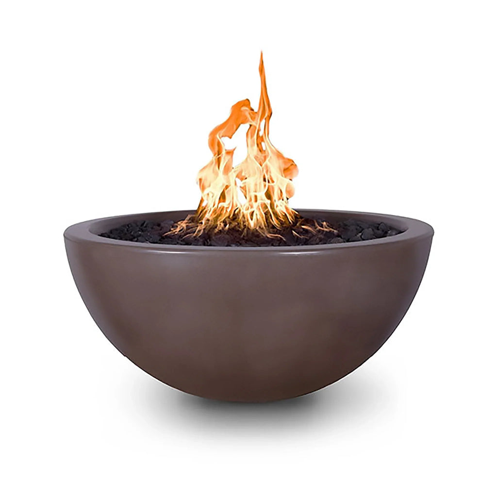 The Outdoor Plus 38" Luna Concrete Gas Fire Pit