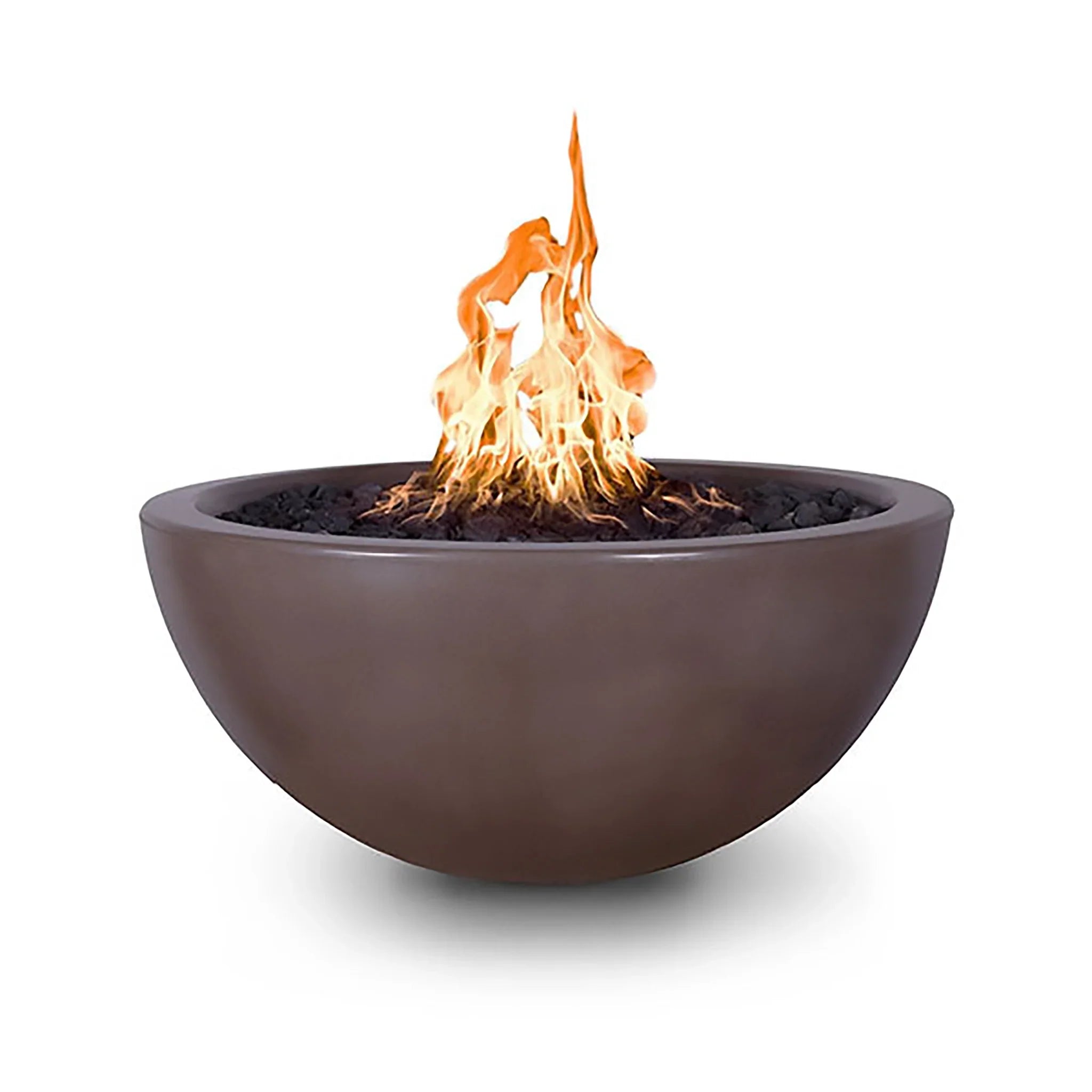 The Outdoor Plus 38" Luna Concrete Gas Fire Pit