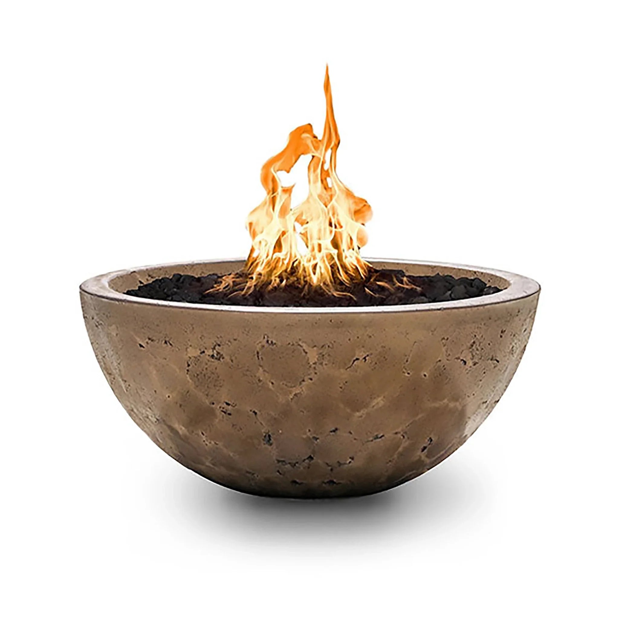 The Outdoor Plus 38" Luna Concrete Gas Fire Pit
