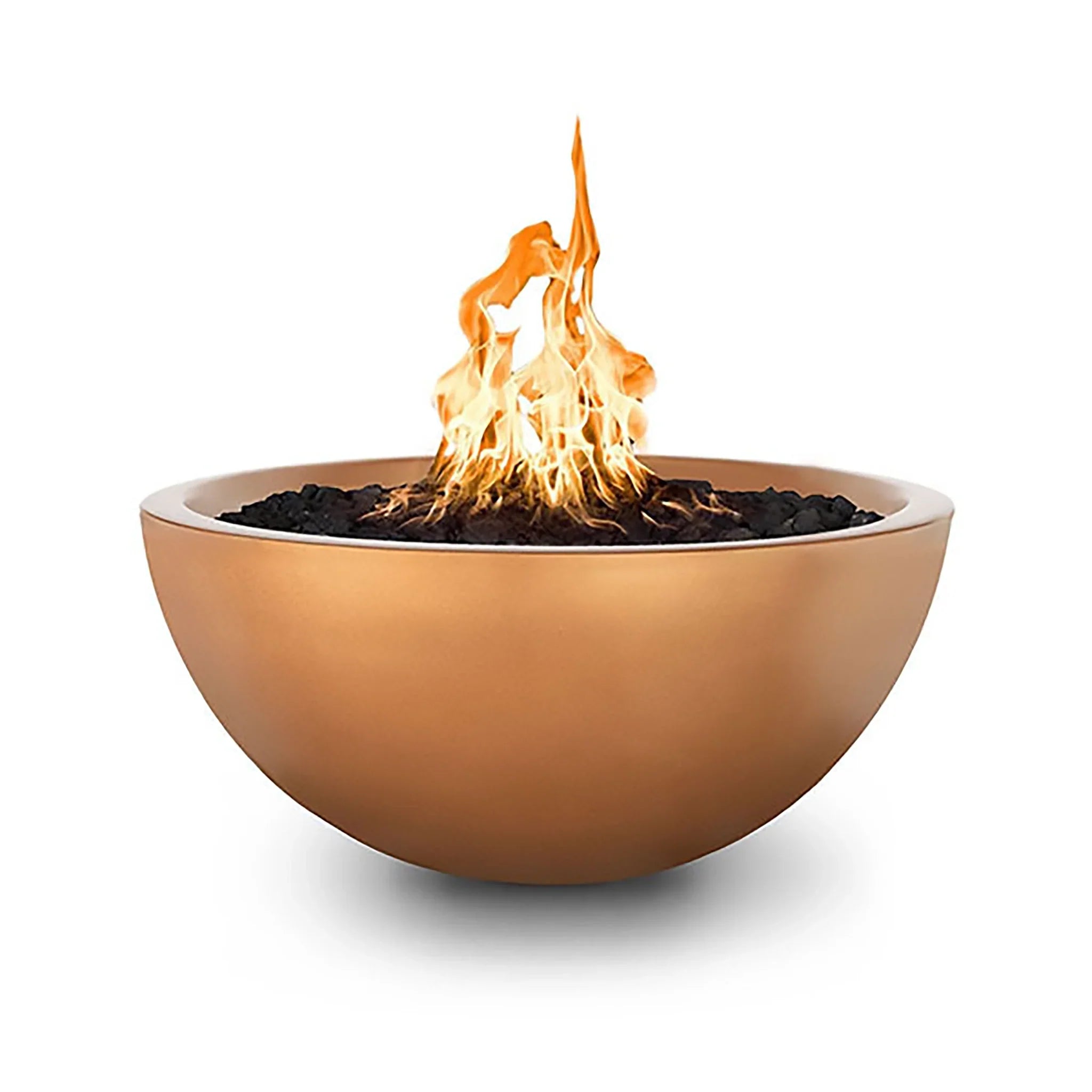 The Outdoor Plus 38" Luna Concrete Gas Fire Pit