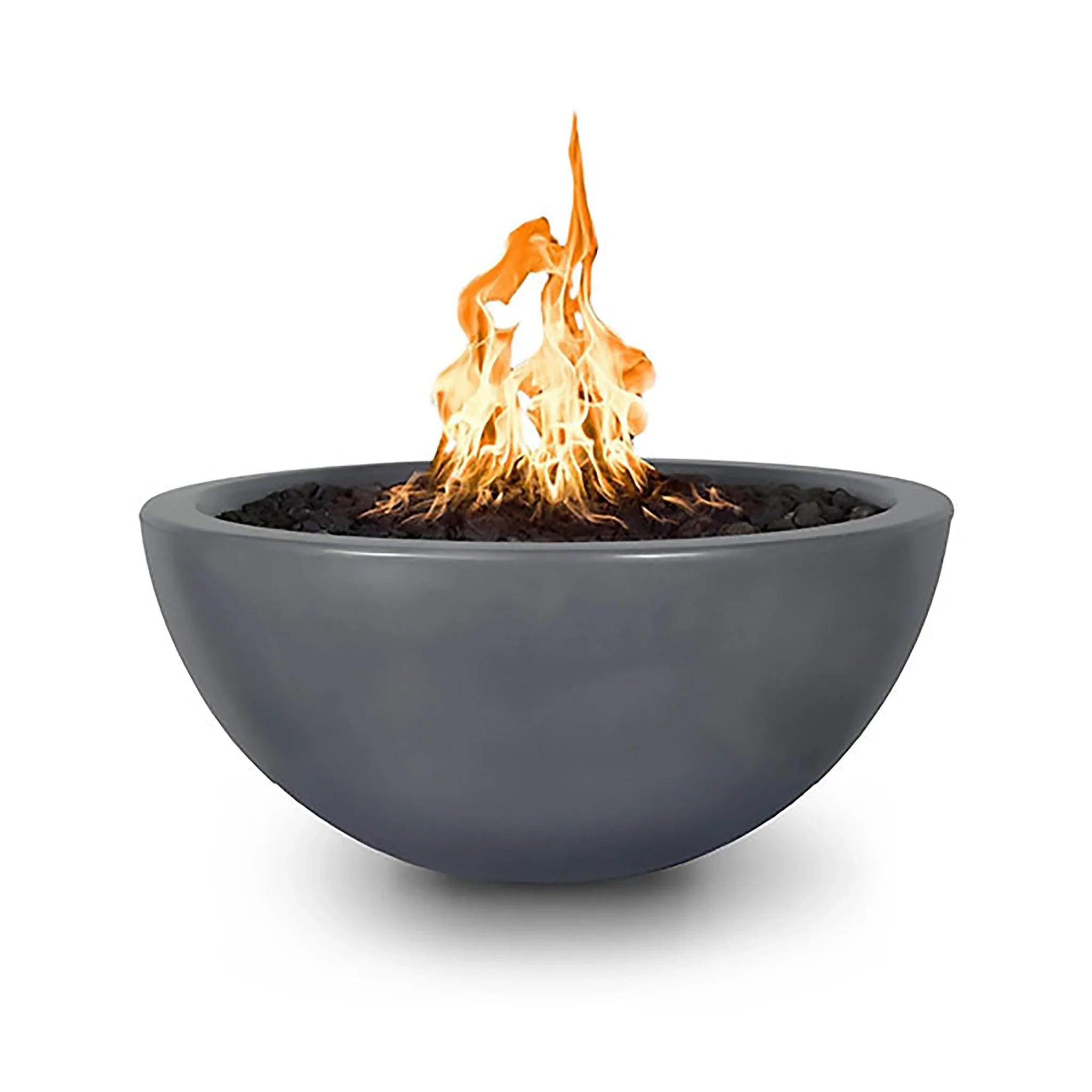 The Outdoor Plus 38" Luna Concrete Gas Fire Pit