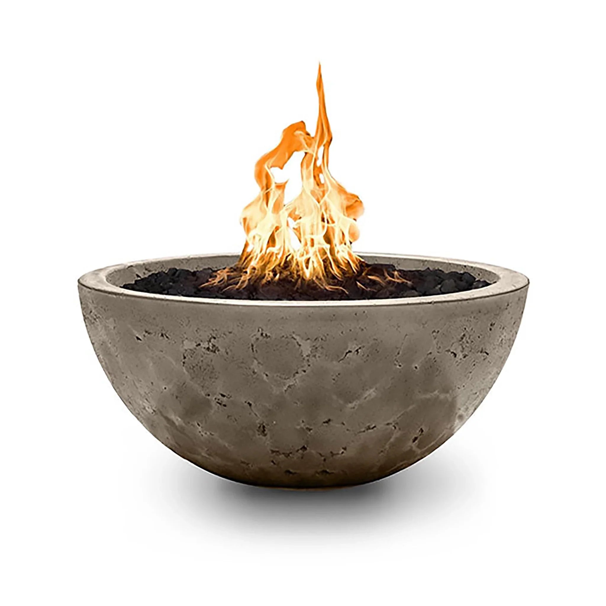 The Outdoor Plus 38" Luna Concrete Gas Fire Pit