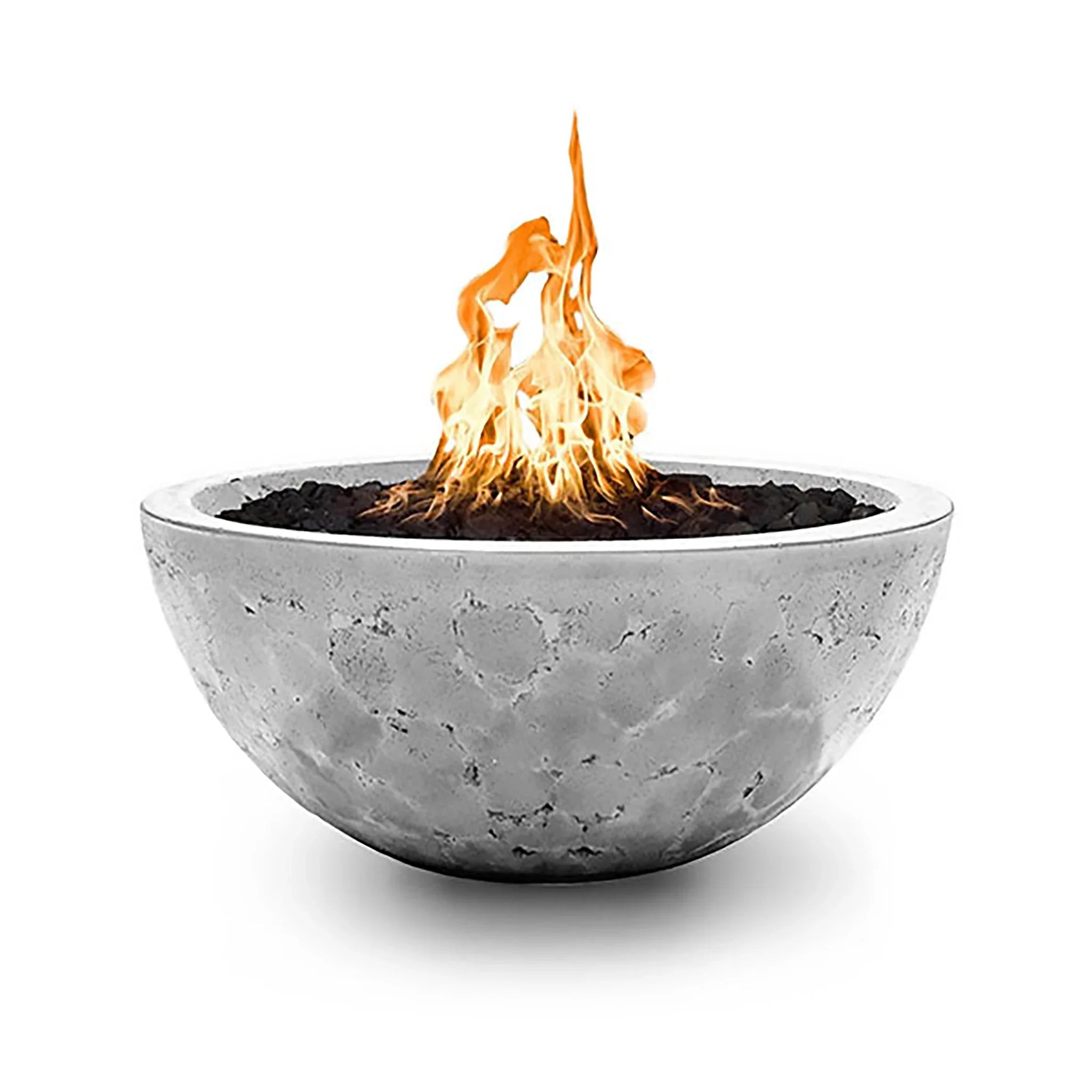 The Outdoor Plus 38" Luna Concrete Gas Fire Pit