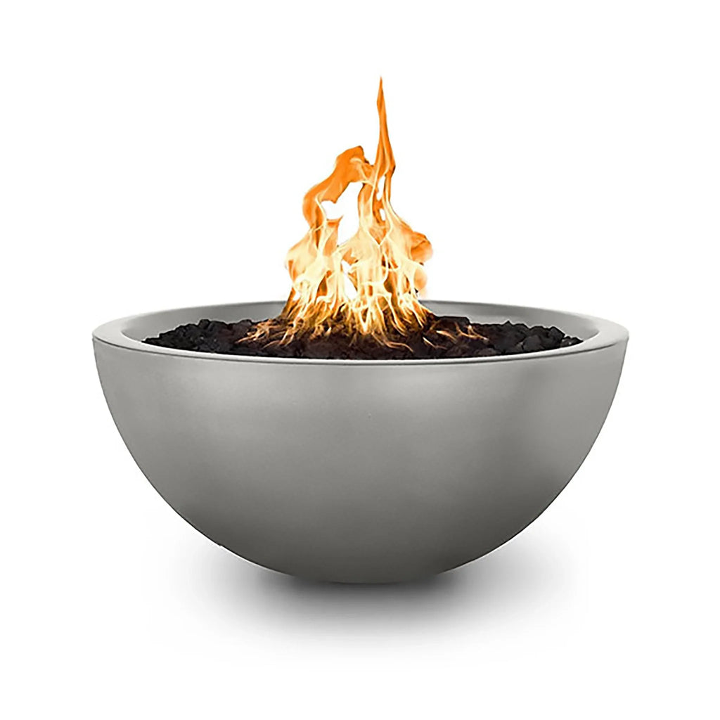 The Outdoor Plus 38" Luna Concrete Gas Fire Pit
