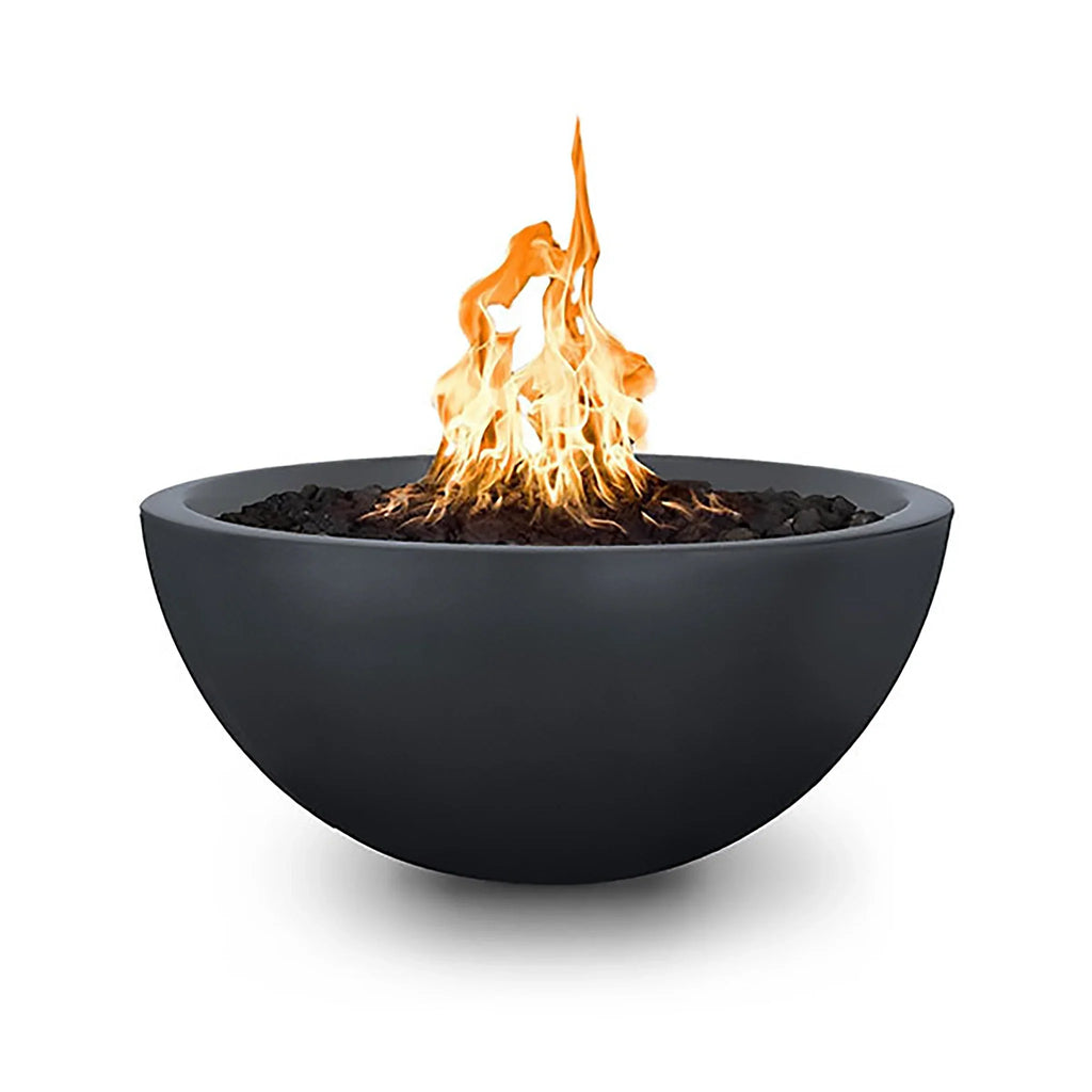The Outdoor Plus 38" Luna Concrete Gas Fire Pit